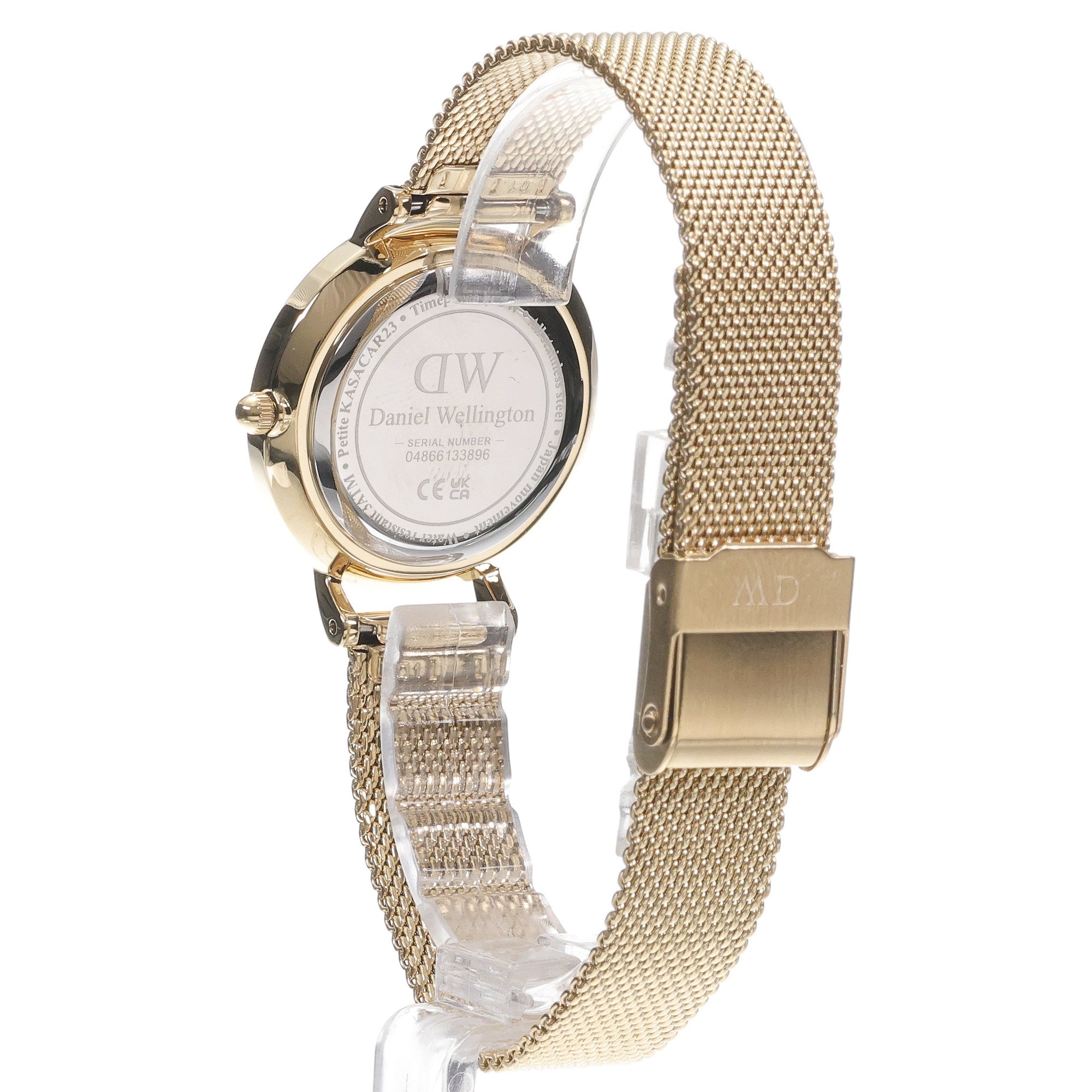 zegarek Daniel Wellington DW00100350 kwarcowy damski Petite Petite Evergold 28mm - miniatura 4