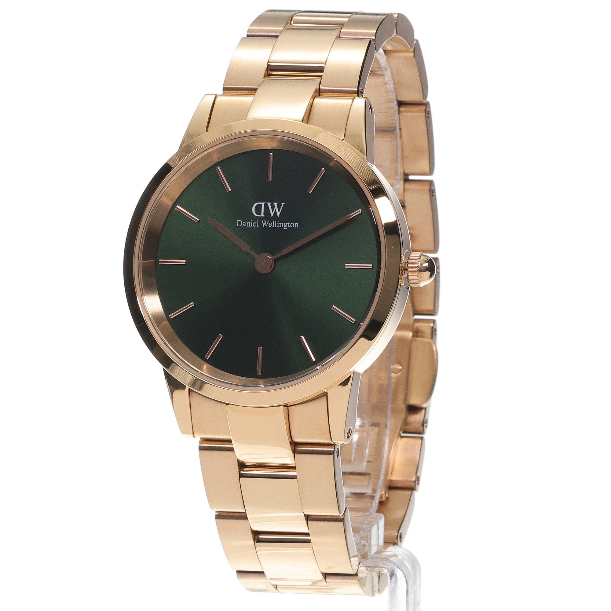 zegarek Daniel Wellington DW00100419 kwarcowy damski Iconic Iconic Link Emerald 36 mm - miniatura 2