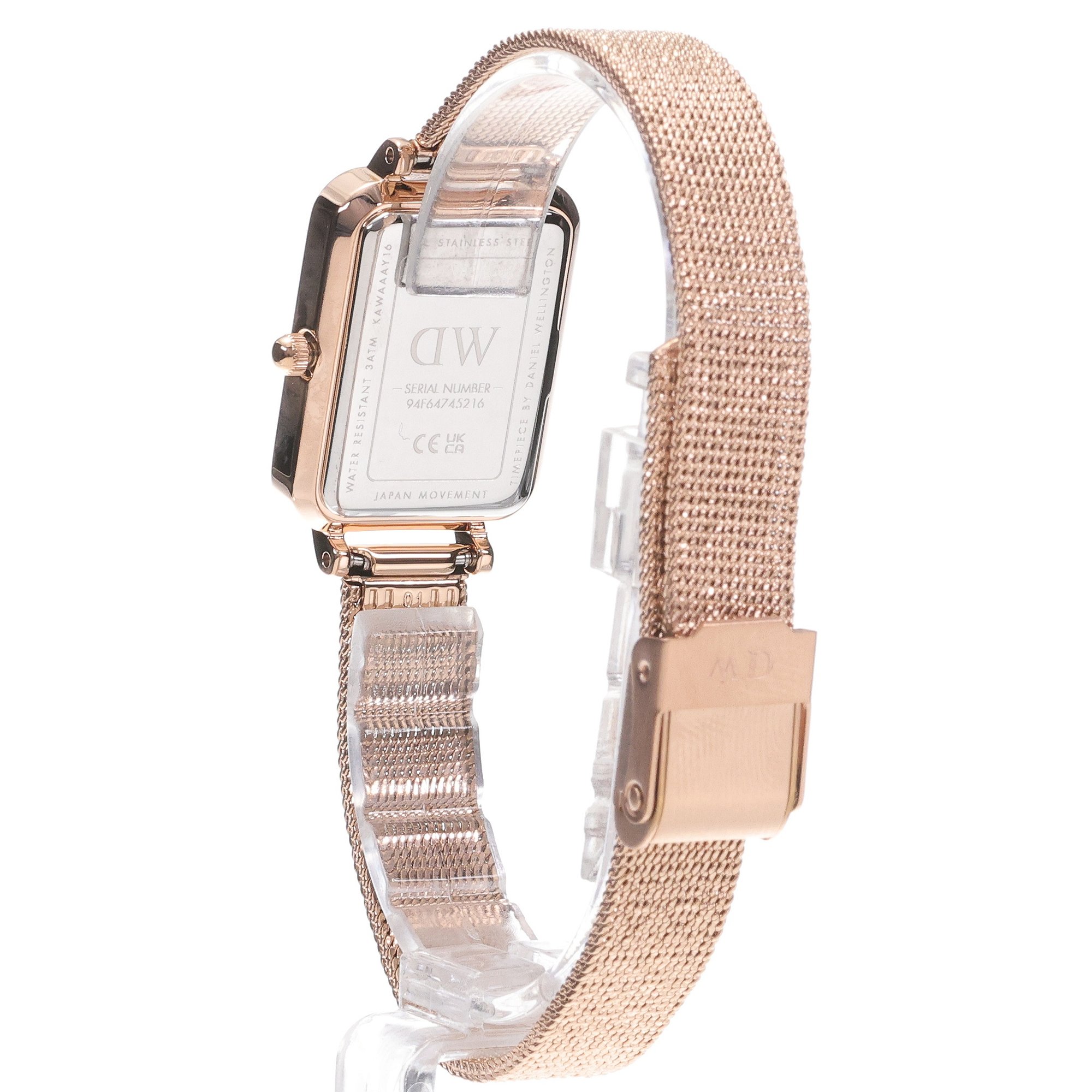 zegarek Daniel Wellington DW00100437 różowe złoto Quadro - miniatura 4