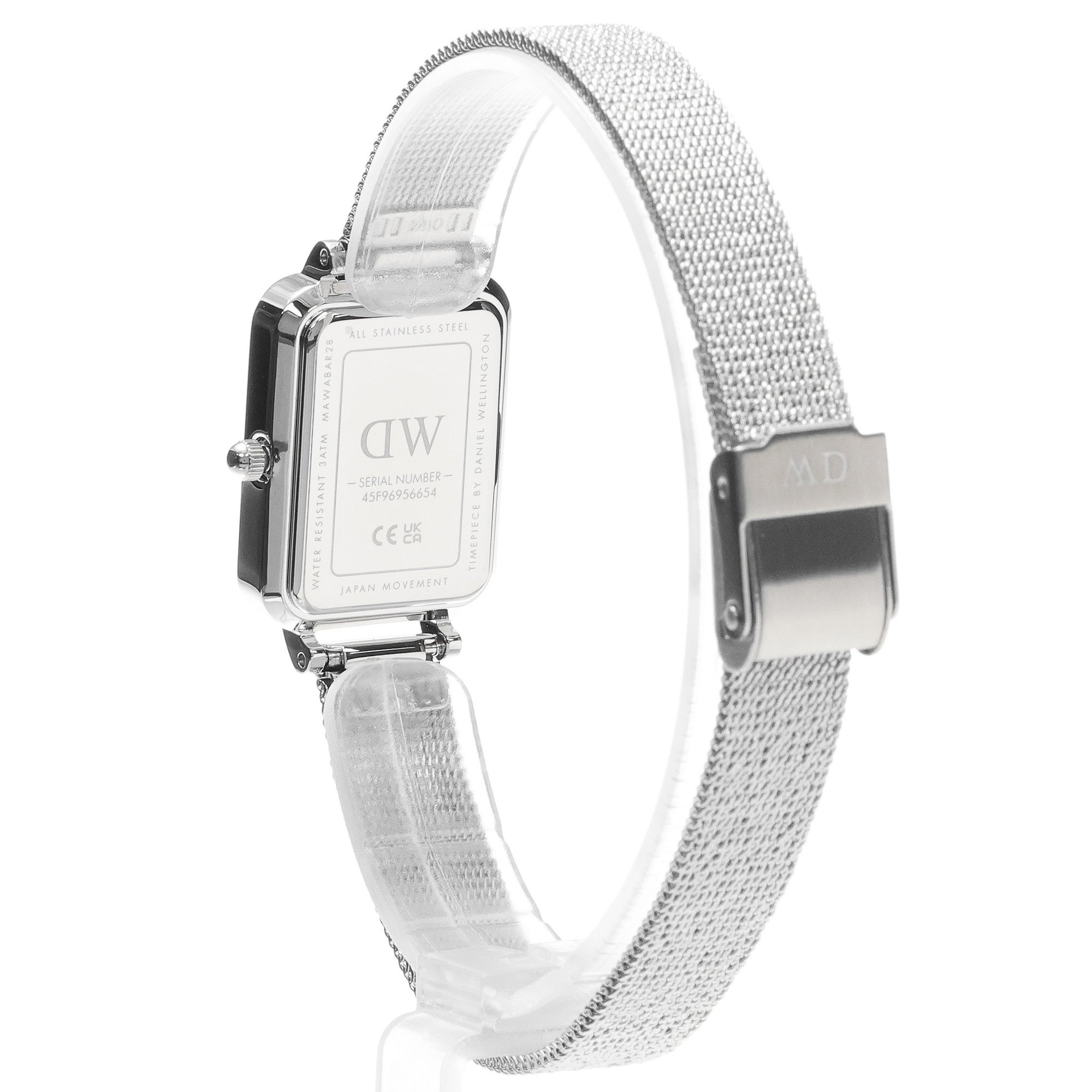 zegarek Daniel Wellington DW00100438 kwarcowy damski Quadro Quadro Pressed Melrose Silver 20mm - miniatura 4