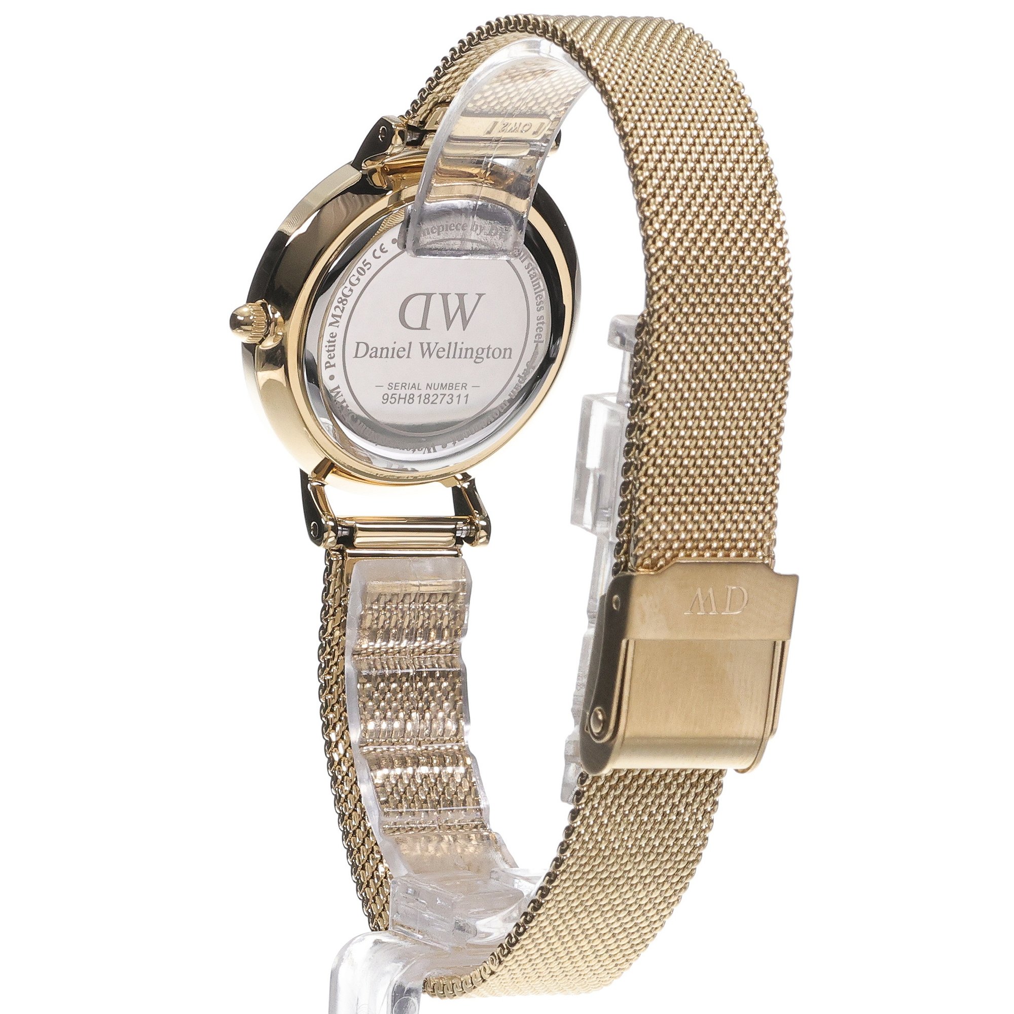 zegarek Daniel Wellington DW00100473 kwarcowy damski Petite Petite Unitone Gold 28mm - miniatura 4