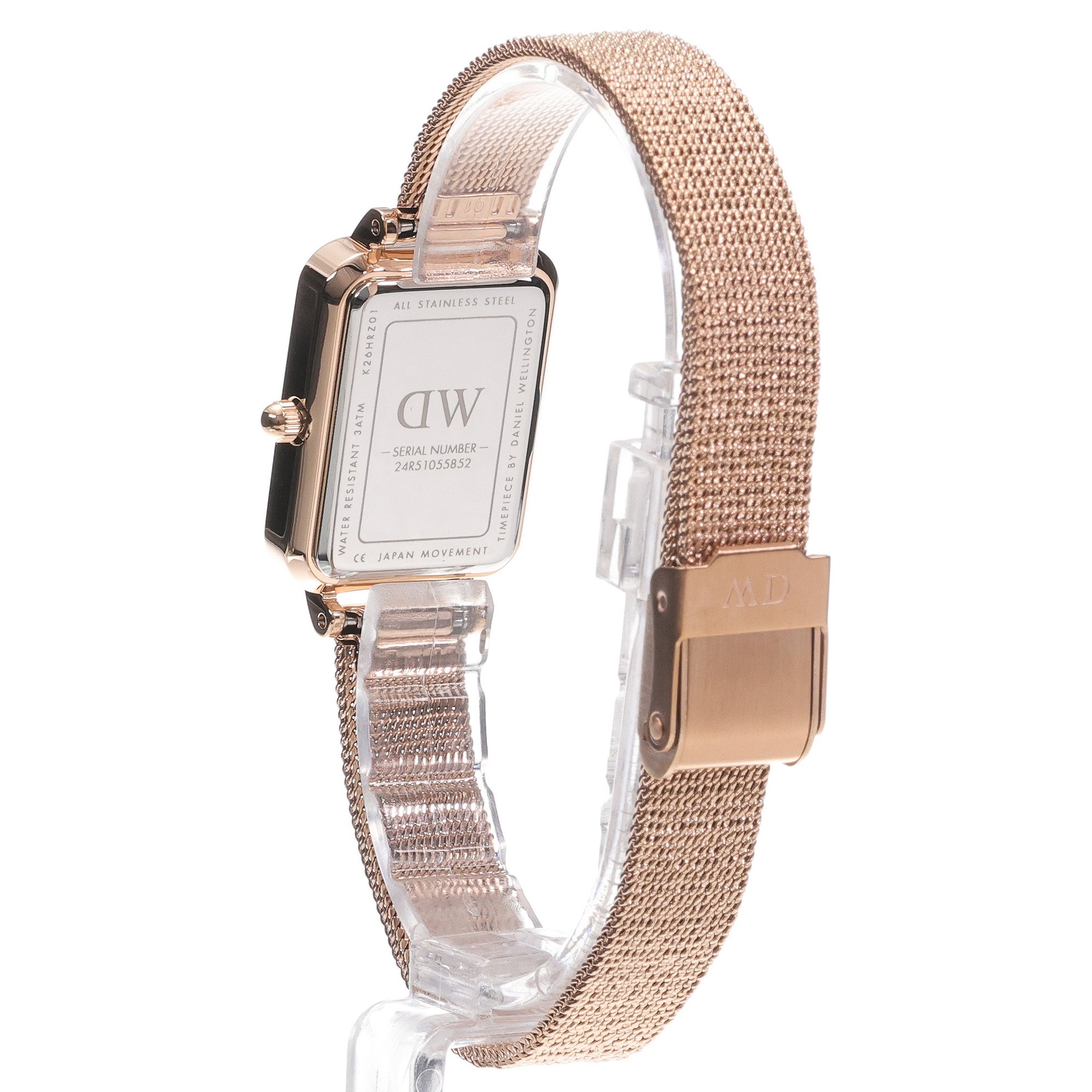 zegarek Daniel Wellington DW00100484 kwarcowy damski Quadro Quadro Pressed Unitone - miniatura 4