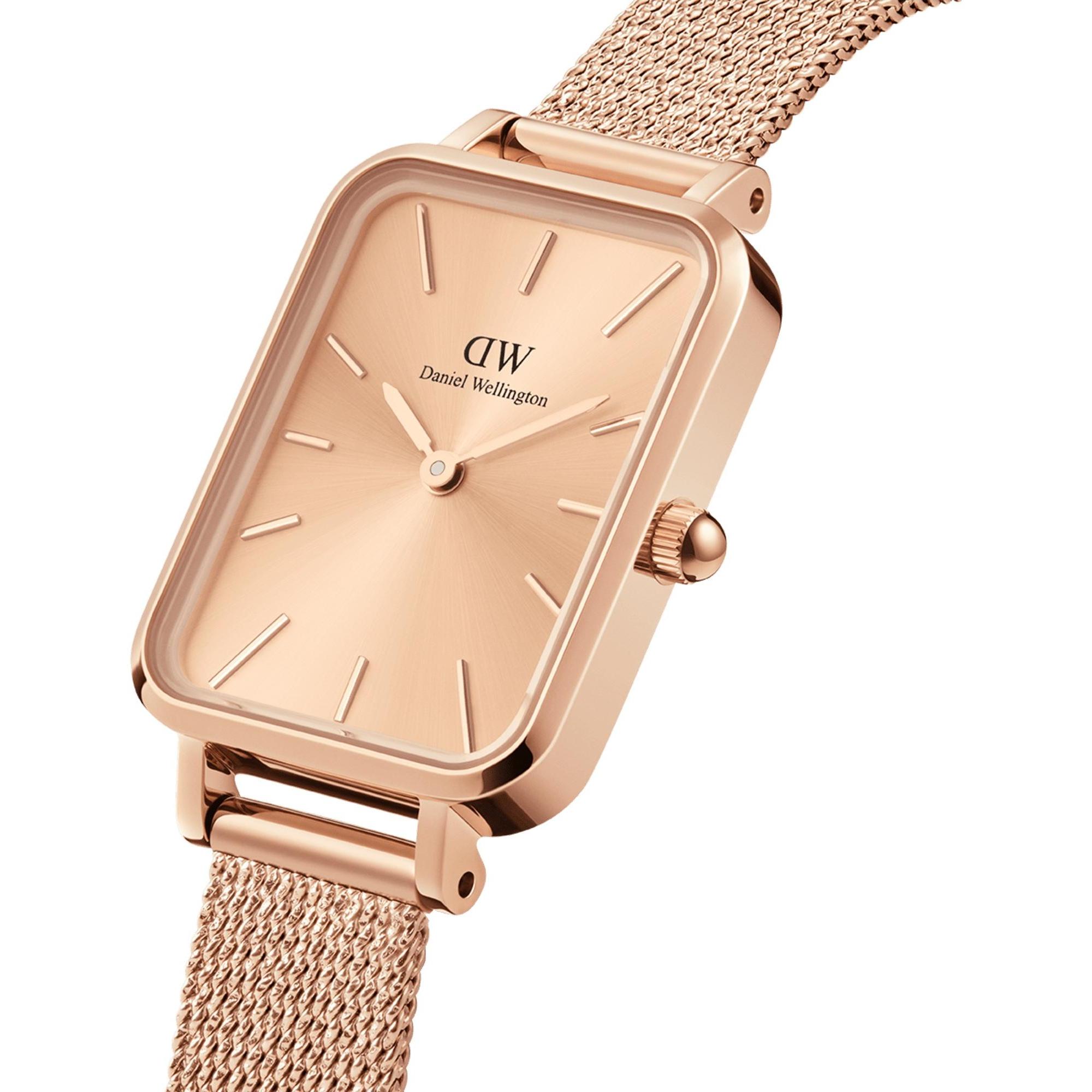 zegarek Daniel Wellington DW00100484 kwarcowy damski Quadro Quadro Pressed Unitone - miniatura 5