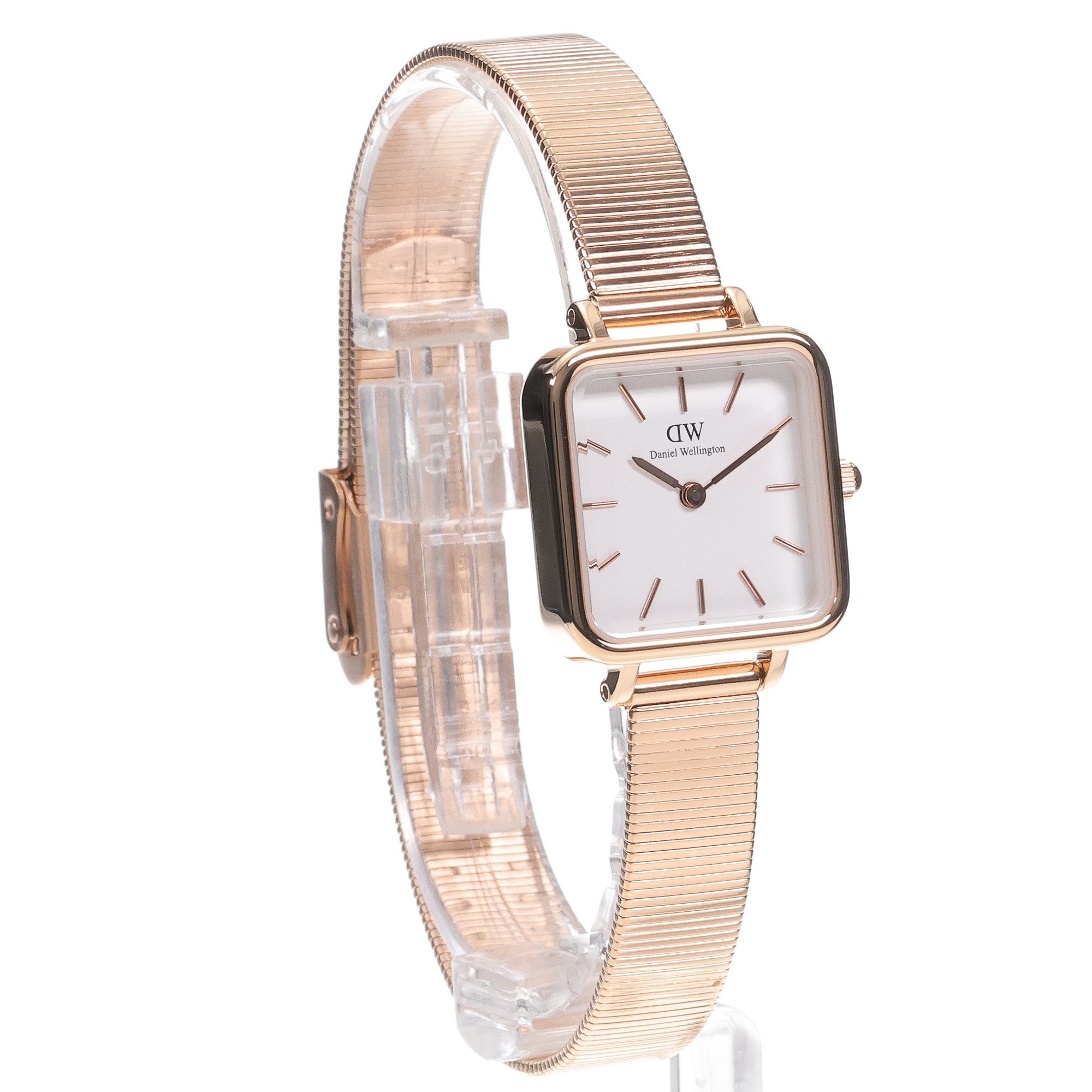 zegarek Daniel Wellington DW00100517 różowe złoto Quadro - miniatura 3