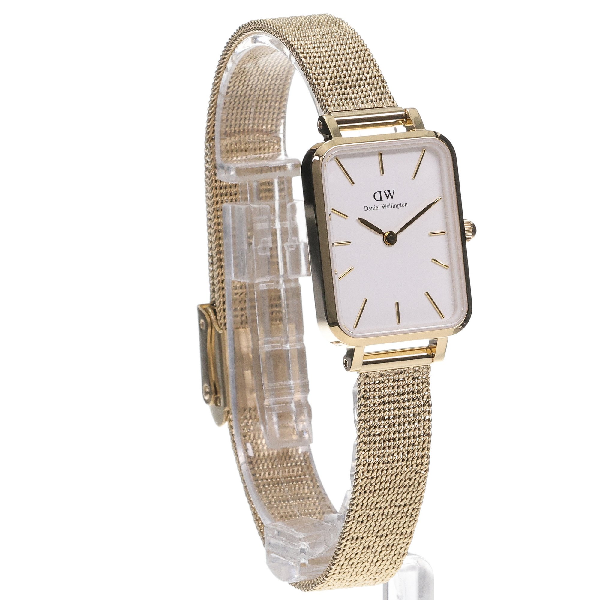 zegarek Daniel Wellington DW00100556 kwarcowy damski Quadro Quadro Pressed Evergold 20mm - miniatura 3