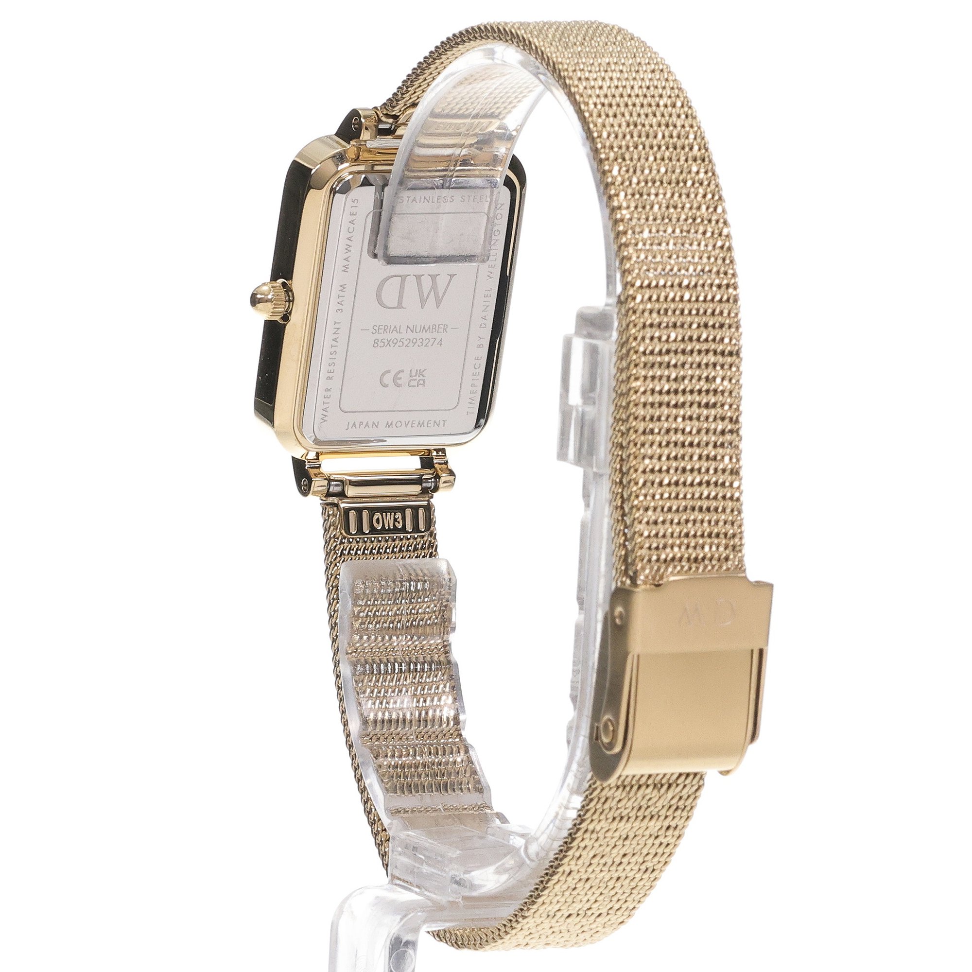 zegarek Daniel Wellington DW00100557 kwarcowy damski Quadro Quadro Pressed Evergold 20mm - miniatura 4