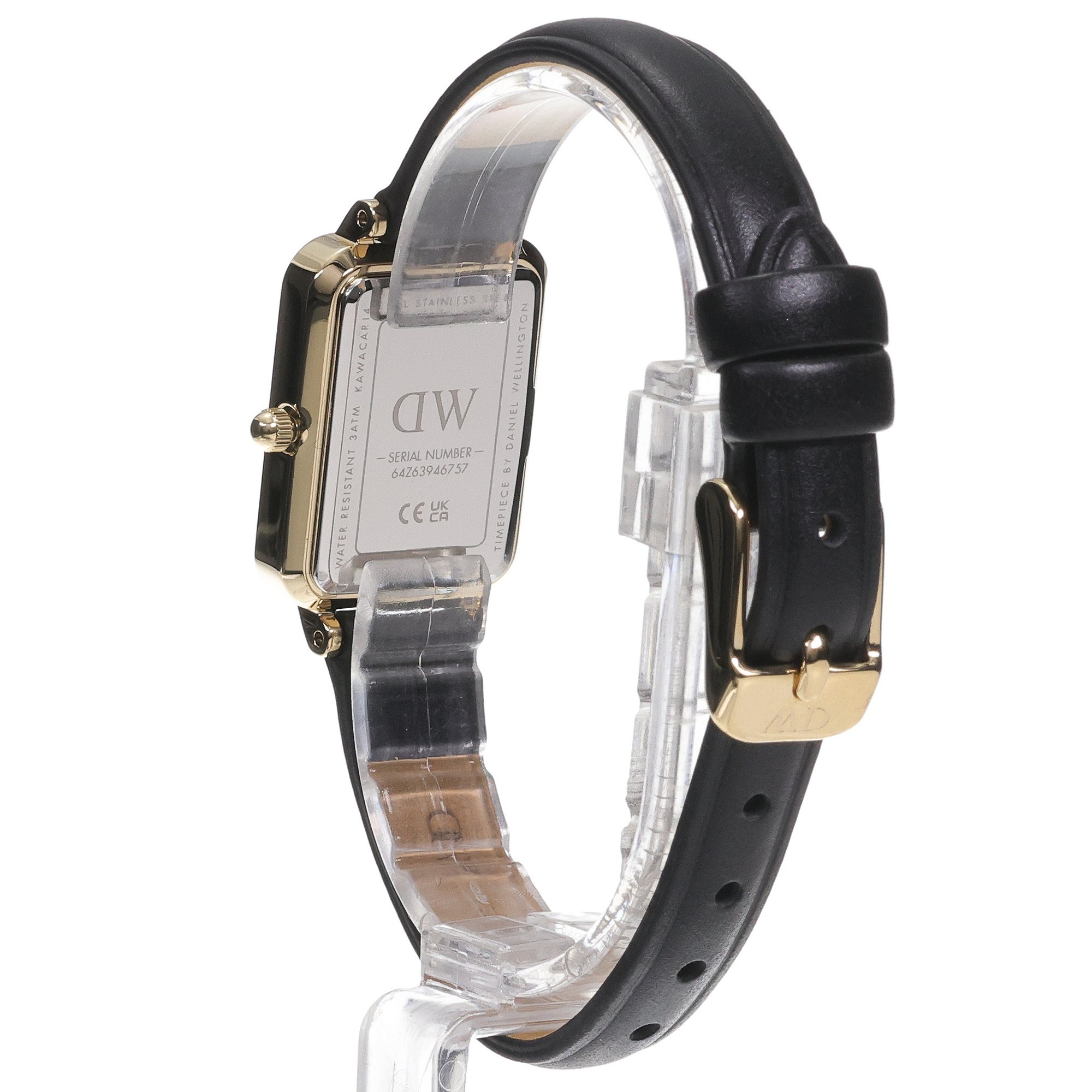 zegarek Daniel Wellington DW00100559 kwarcowy damski Quadro Quadro Pressed Sheffield Gold 20mm - miniatura 4