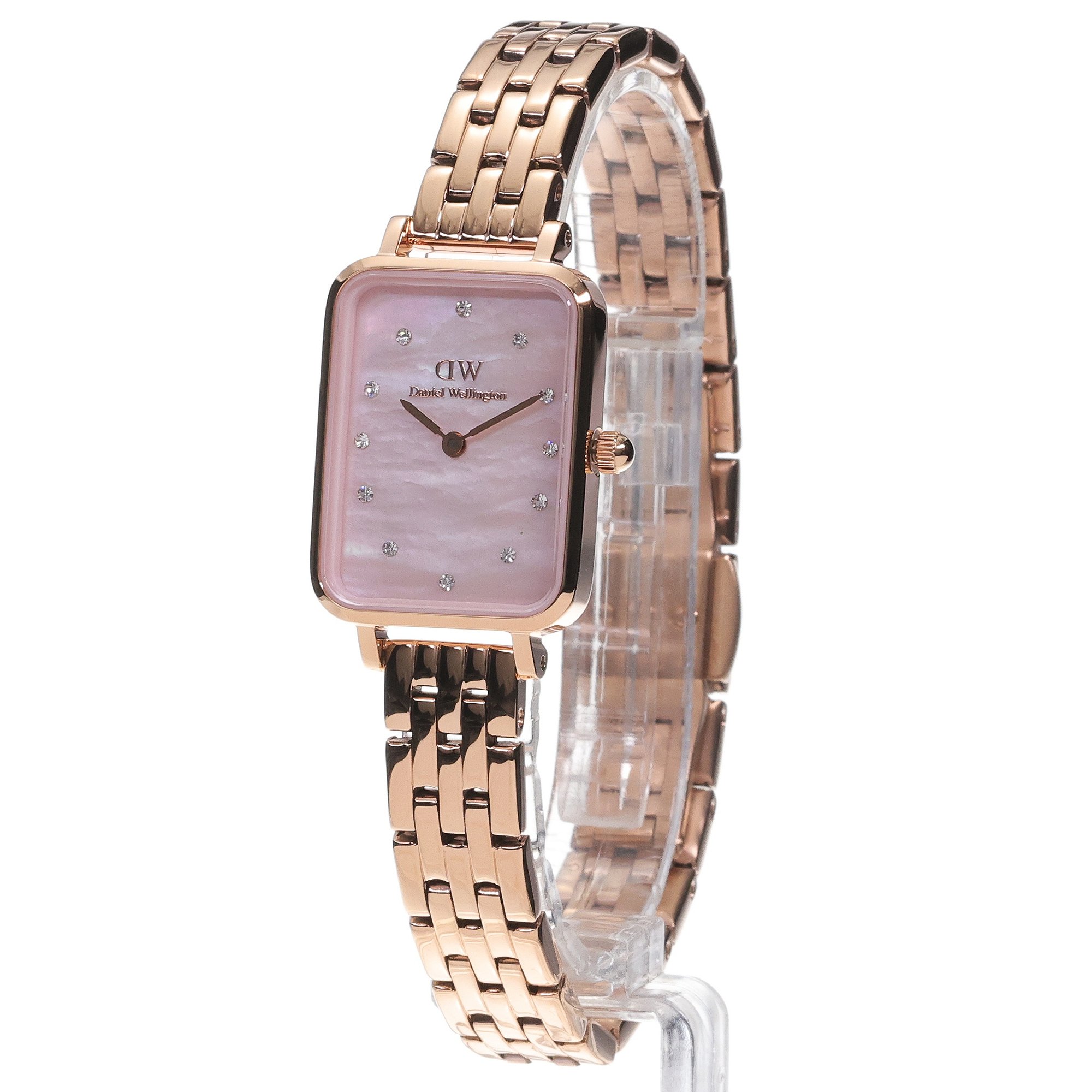 zegarek Daniel Wellington DW00100621 różowe złoto Quadro - miniatura 2