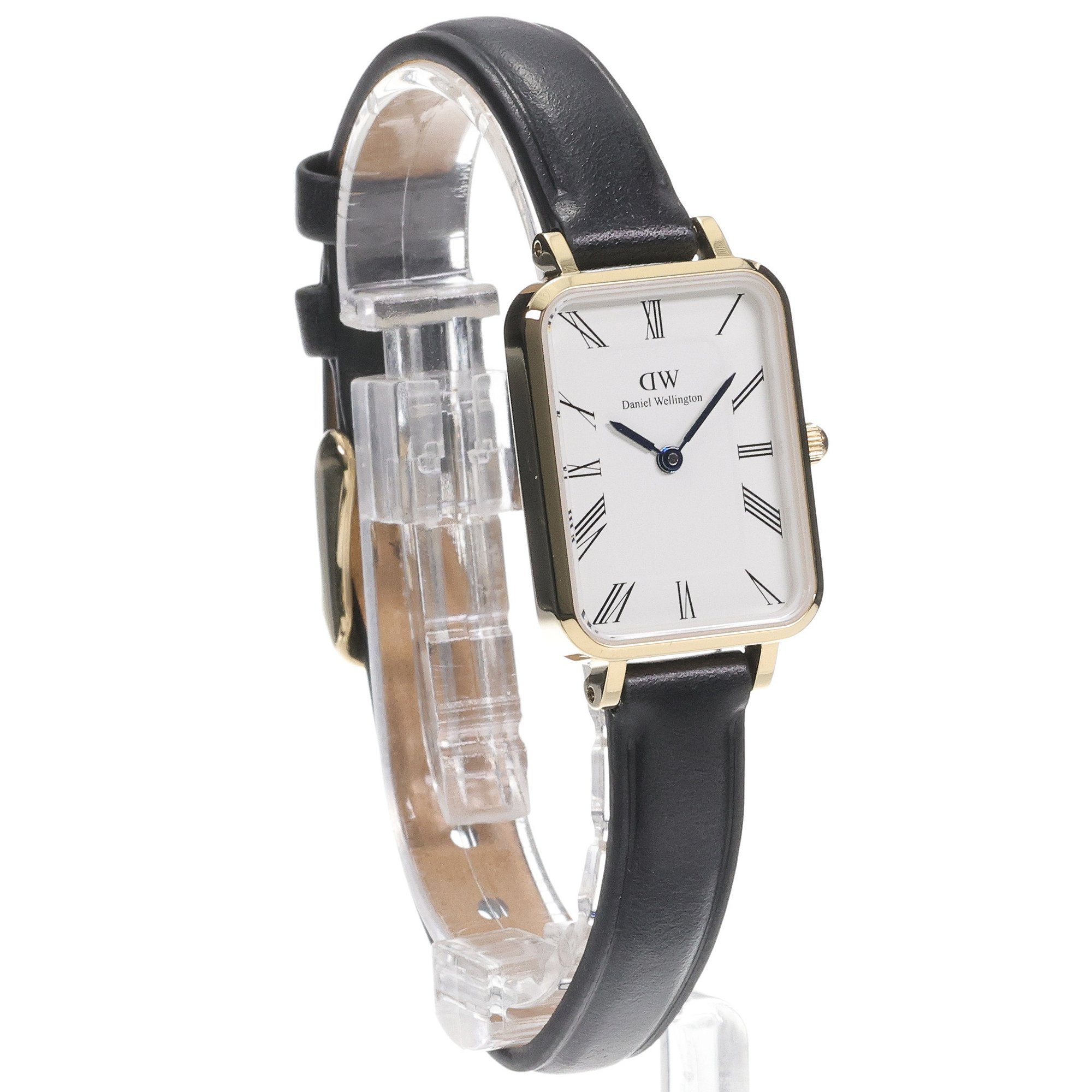 zegarek Daniel Wellington DW00100692 kwarcowy damski Quadro Quadro Roman Numerals Sheffield Gold 20mm - miniatura 3