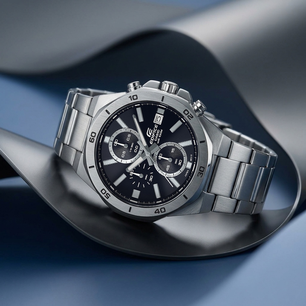 zegarek EDIFICE EFV-640D-1AVUEF męski z chronograf EDIFICE Premium - miniatura 3