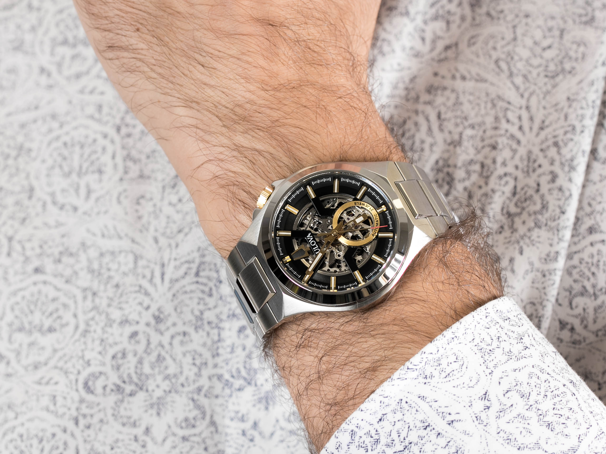 Bulova 98A224 zegarek elegancki Automatic - miniatura 2