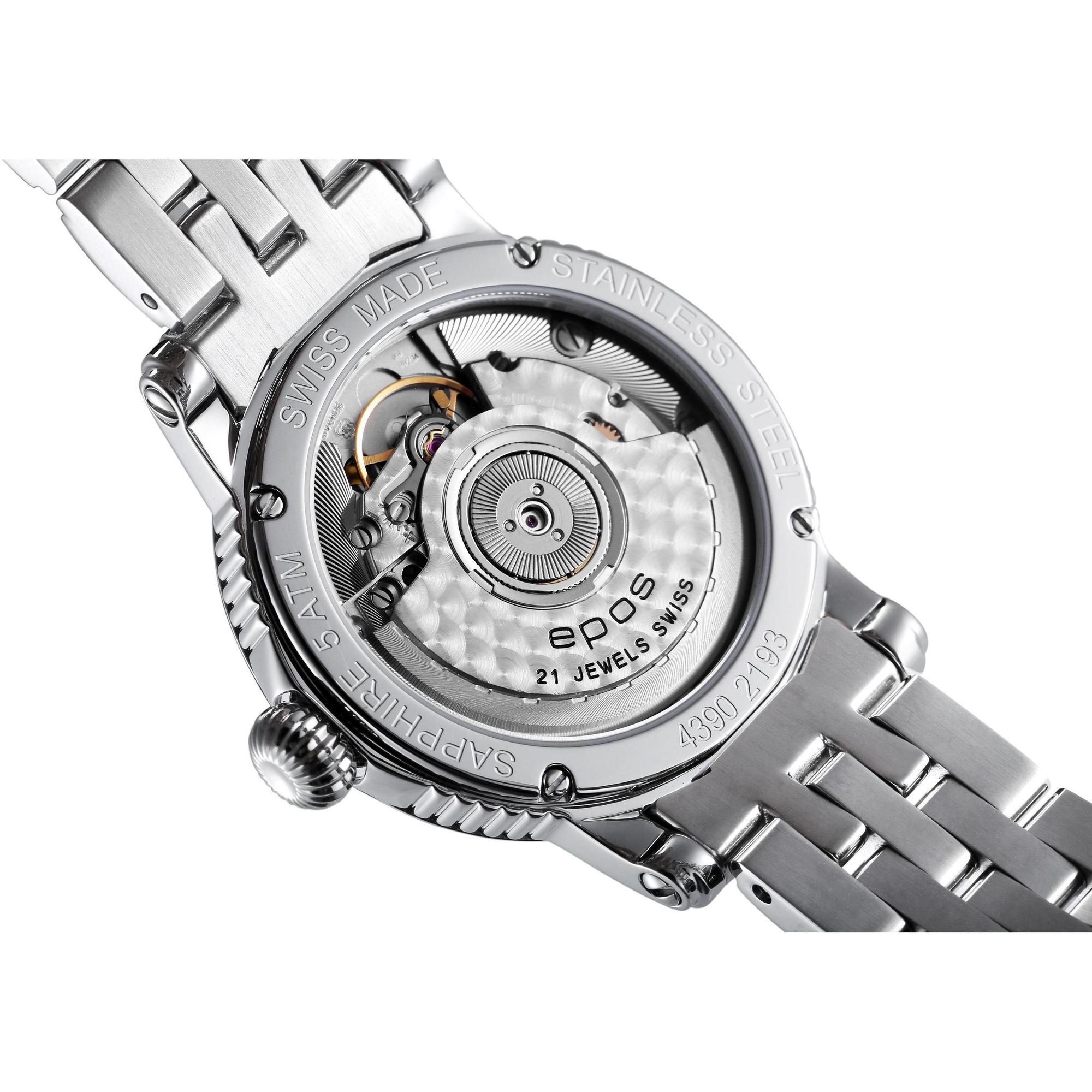 Epos 4390.152.20.10.30 zegarek srebrny klasyczny Ladies bransoleta - miniatura 5