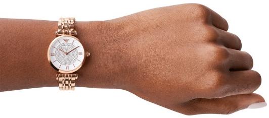 zegarek Emporio Armani AR11244 różowe złoto Ladies - miniatura 5