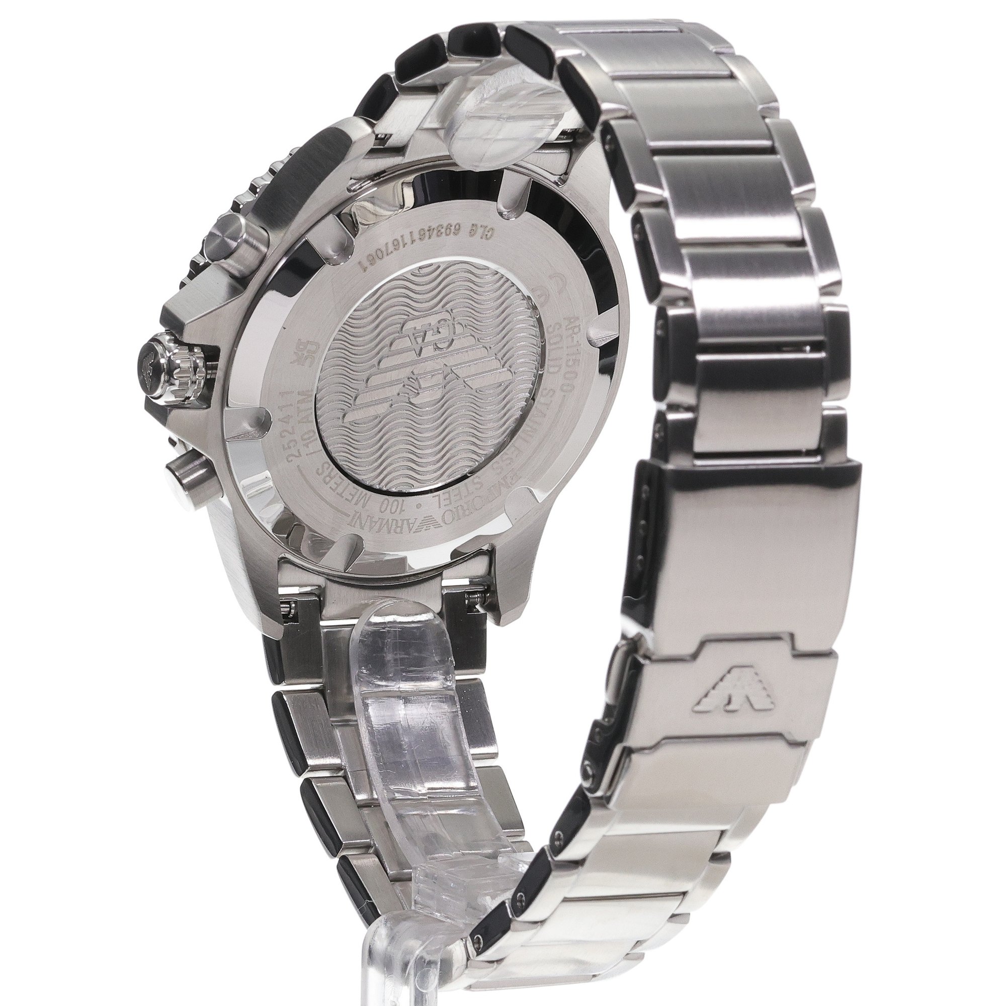 zegarek Emporio Armani AR11500 srebrny Diver - miniatura 4