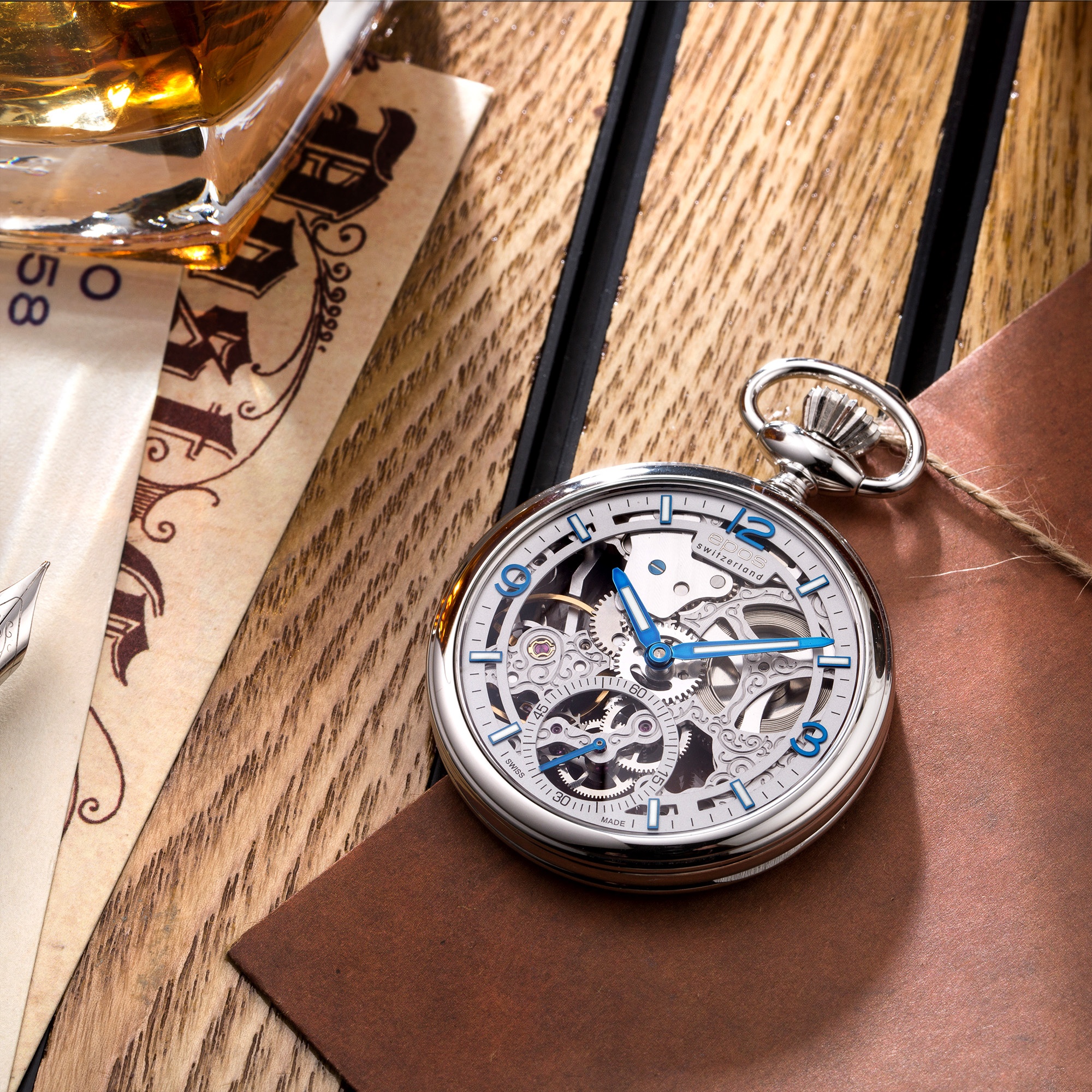 Epos 2003.185.29.58.00 zegarek klasyczny Pocket Watch - miniatura 4