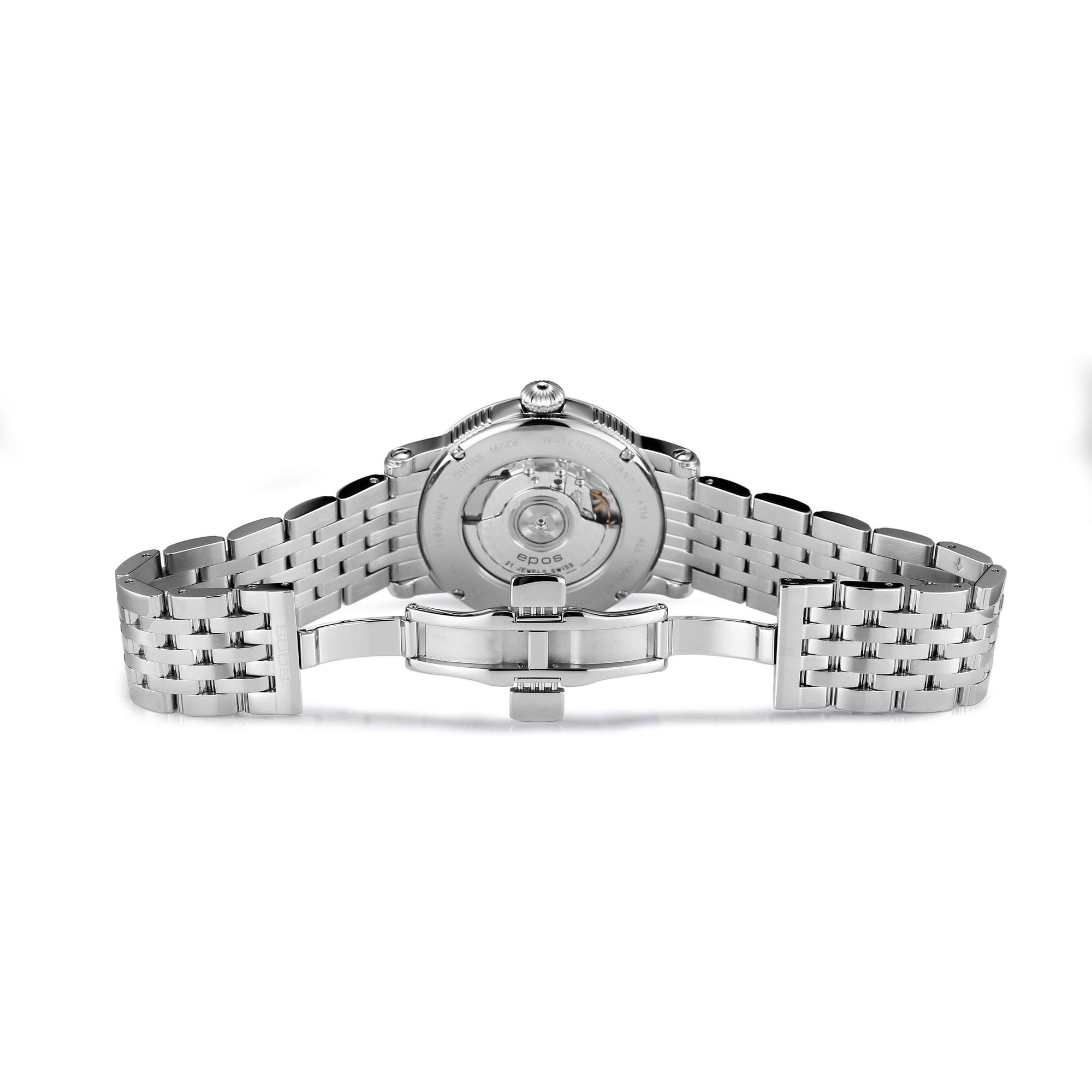 Epos 3390.152.20.16.30 zegarek srebrny klasyczny Emotion bransoleta - miniatura 5