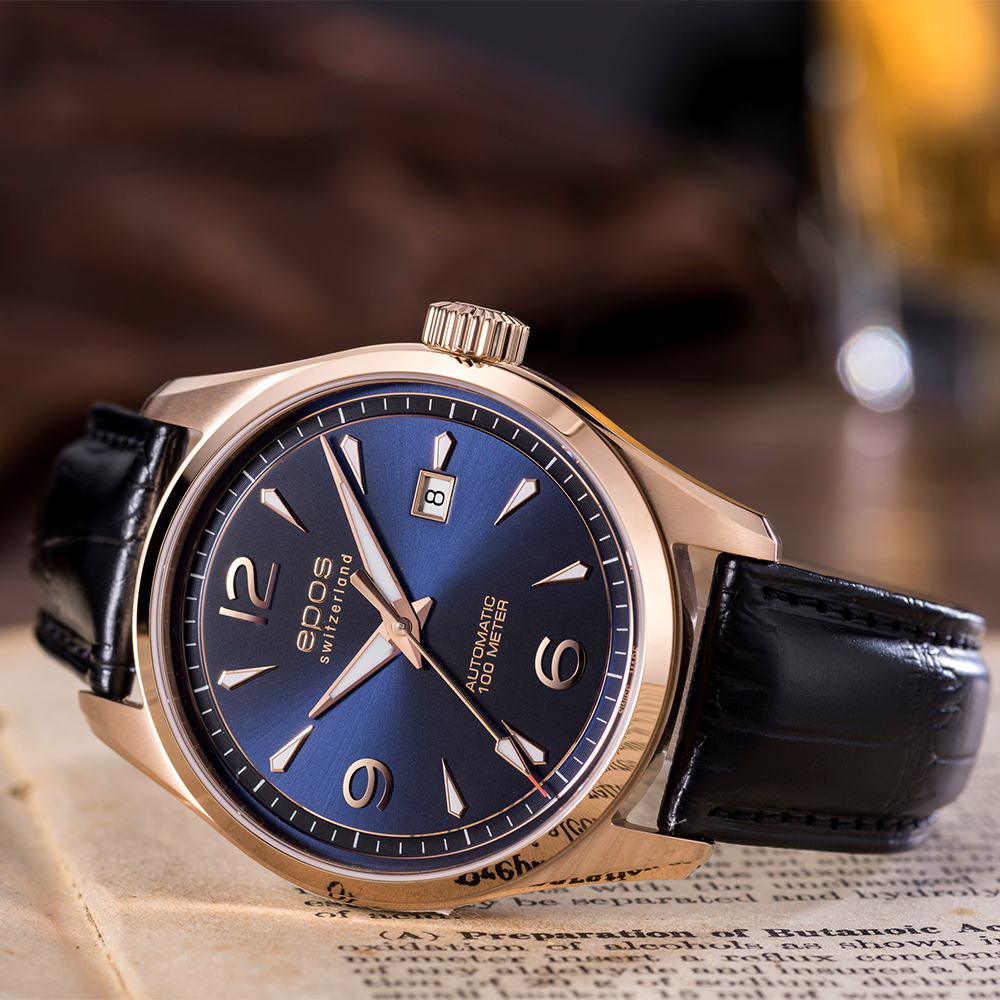 zegarek Epos 3401.132.24.56.25 różowe złoto Passion - miniatura 7