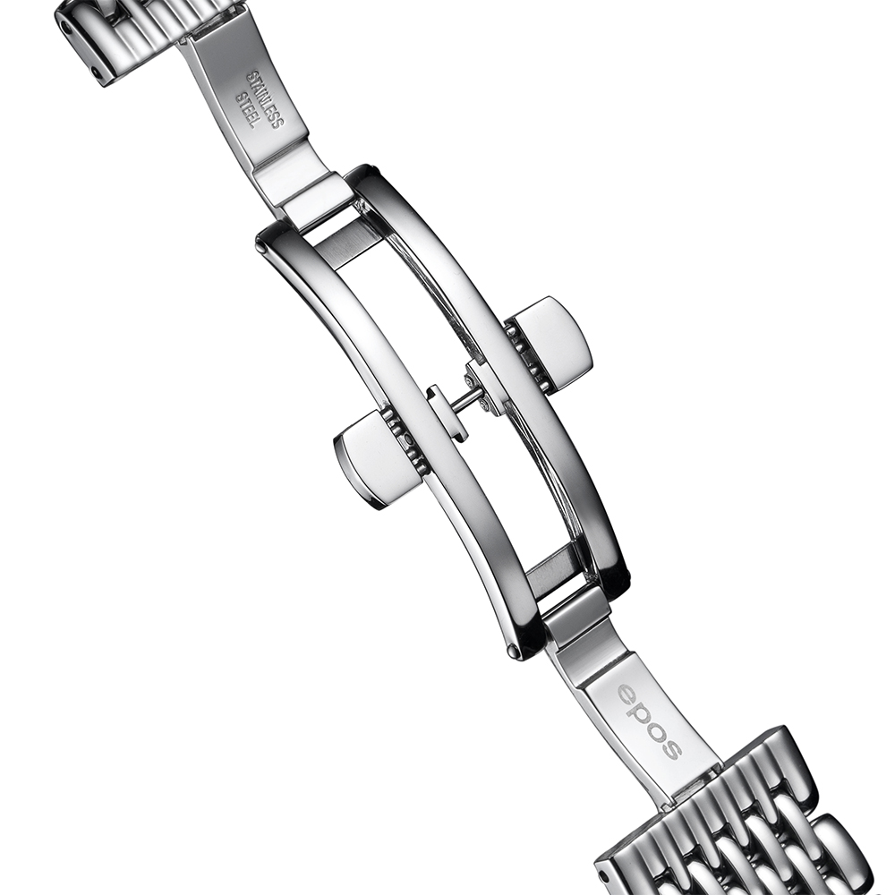 Epos 3420.152.20.16.30 zegarek srebrny klasyczny Originale bransoleta - miniatura 5