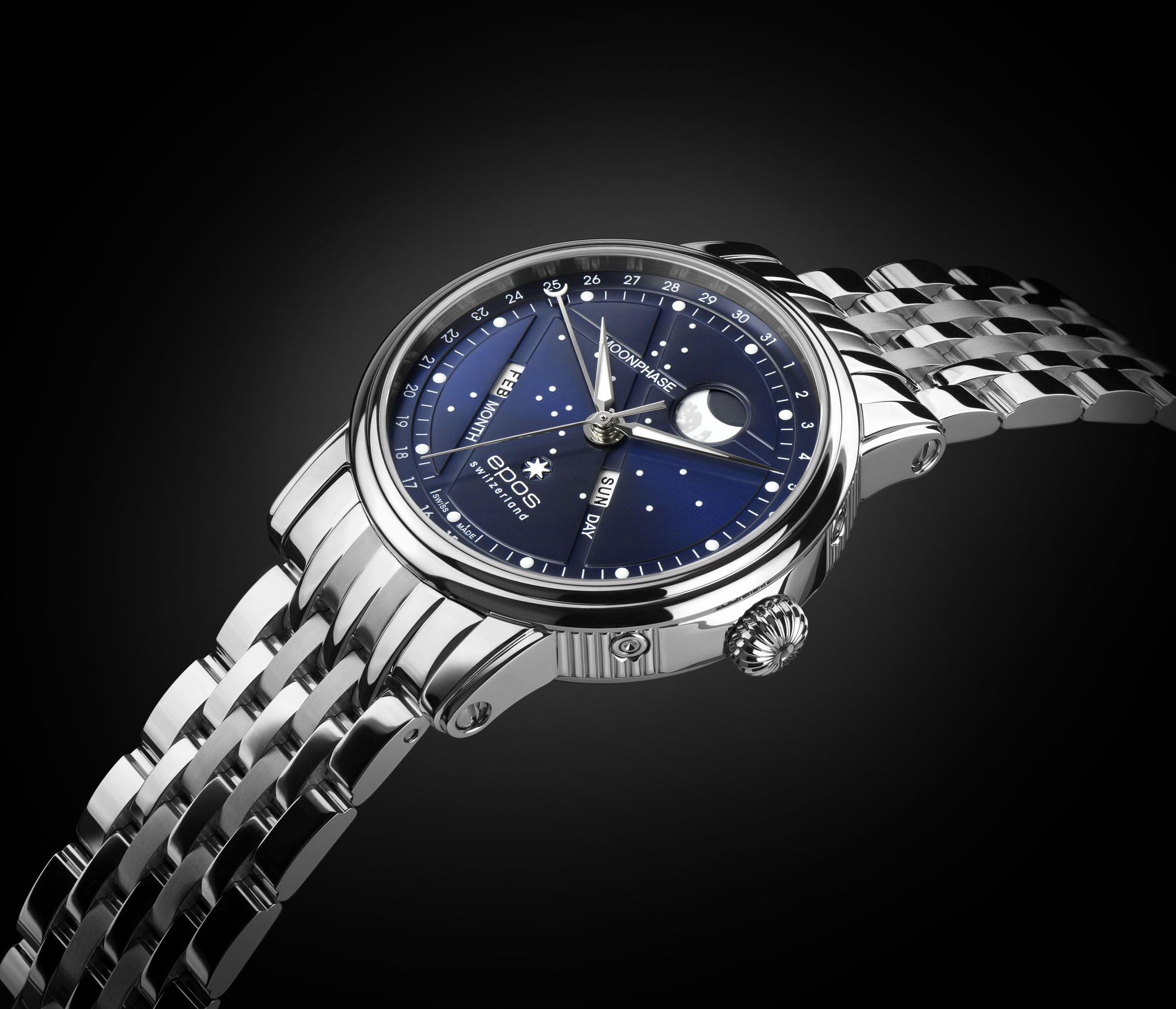 zegarek Epos 3439322201630 automatyczny męski Oeuvre DArt 3439 North Star - miniatura 5