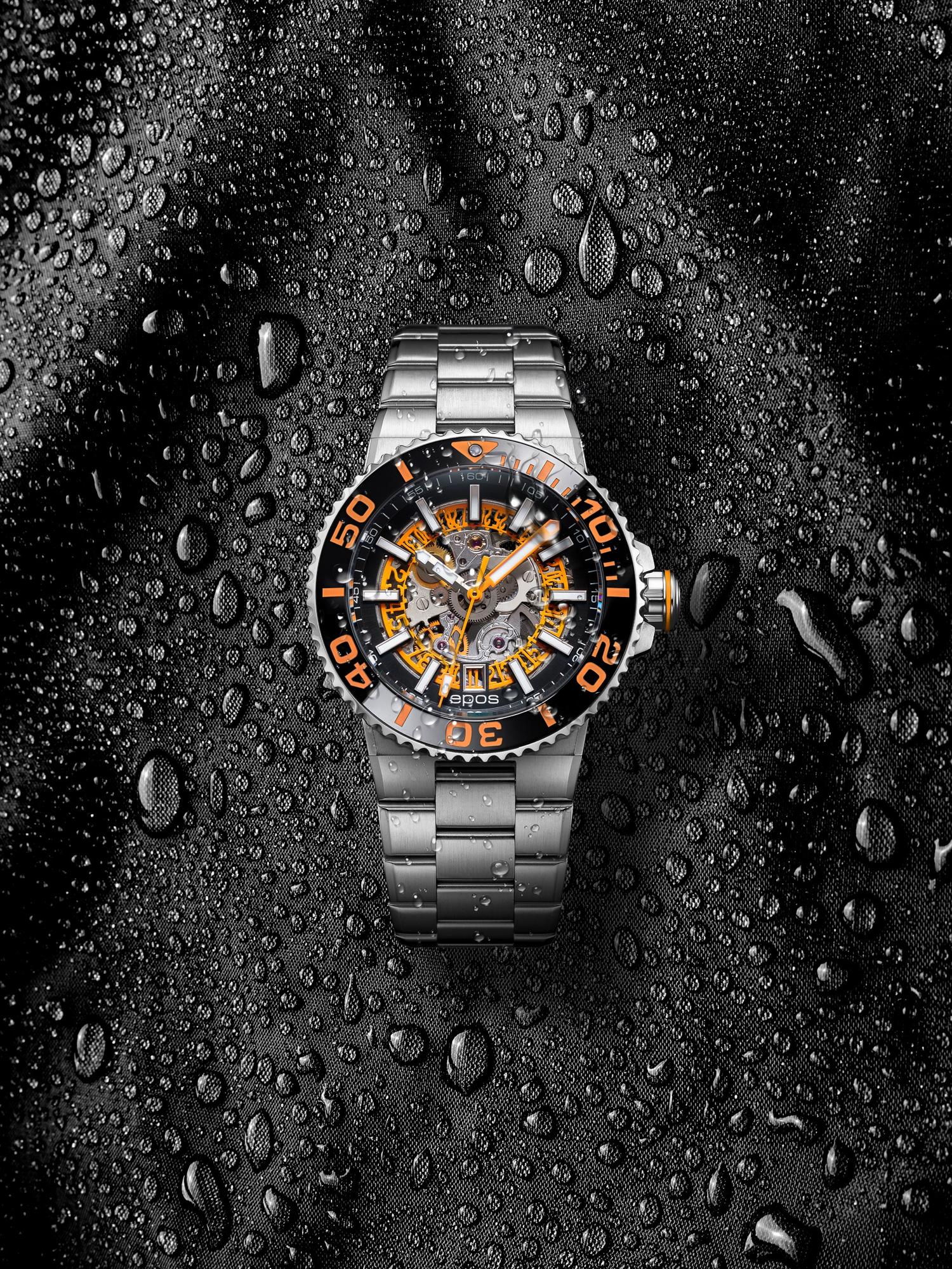 zegarek Epos 3441135991530 Sportive 3441 SK Diver Sportive szafirowe - miniatura 10