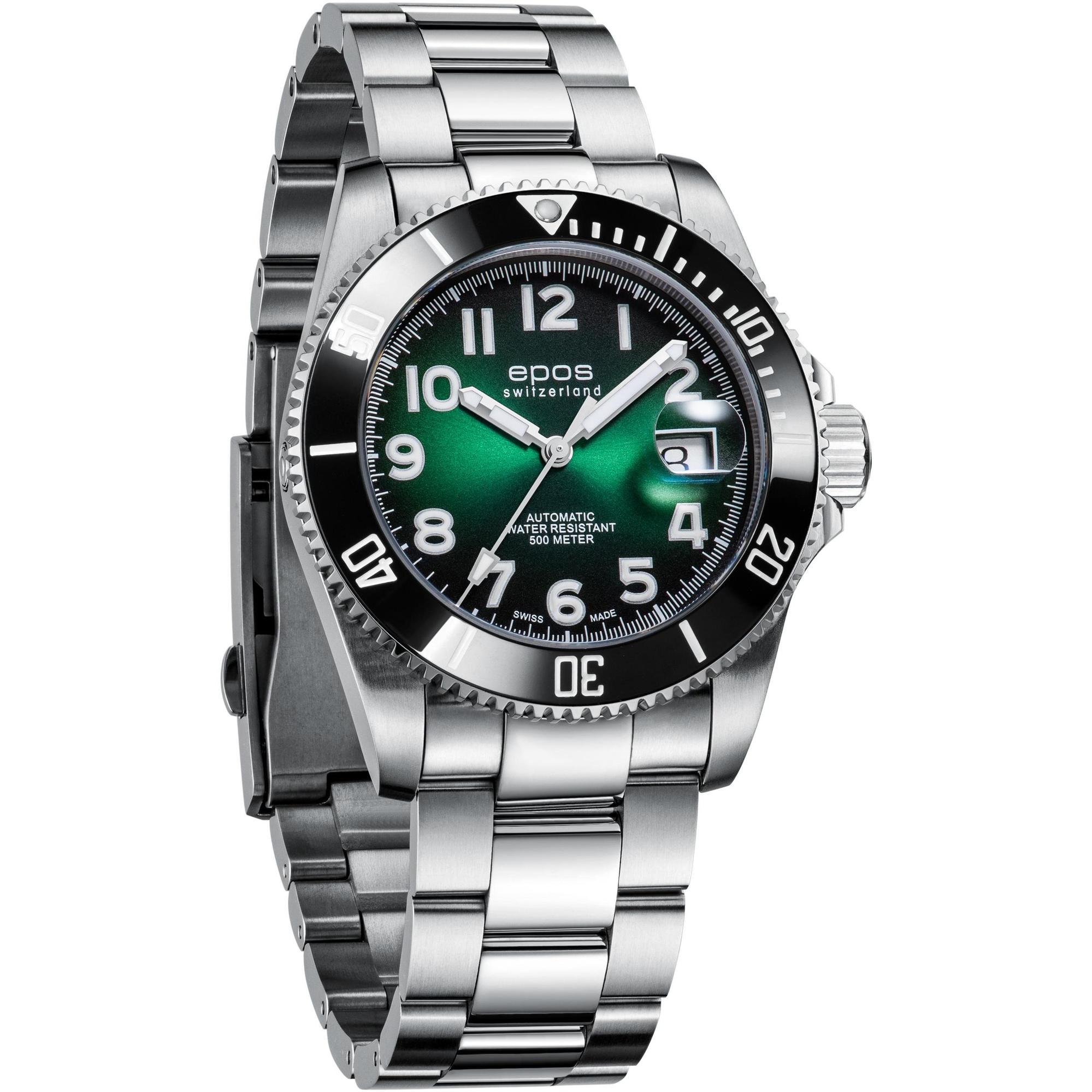 zegarek Epos 3504131803390 Sportive 3504 Diver Titanium Sportive szafirowe - miniatura 12