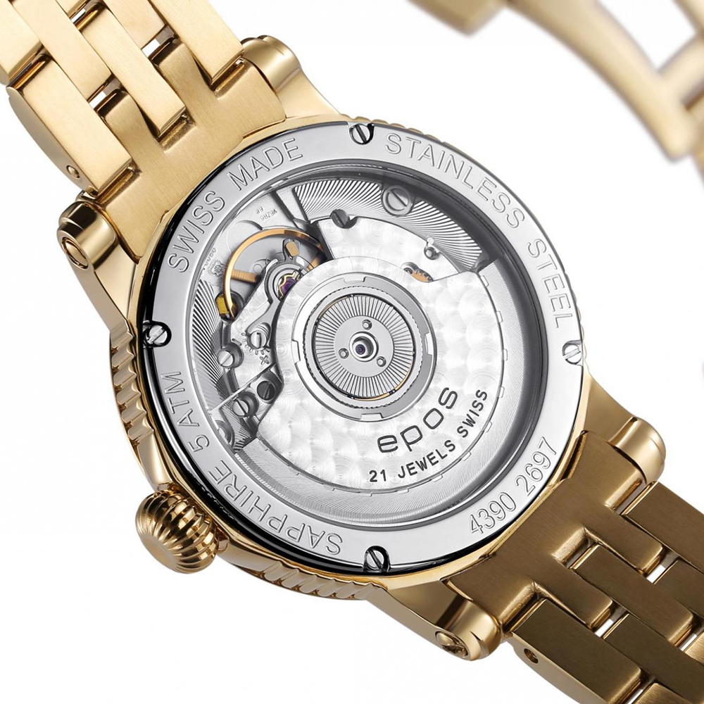 Epos 4390.152.22.10.32 Ladies zegarek damski klasyczny szafirowe - miniatura 8