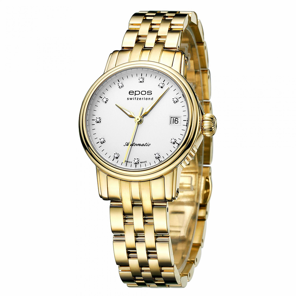 Epos 4390.152.22.88.32 Diamonds zegarek klasyczny Ladies - miniatura 4