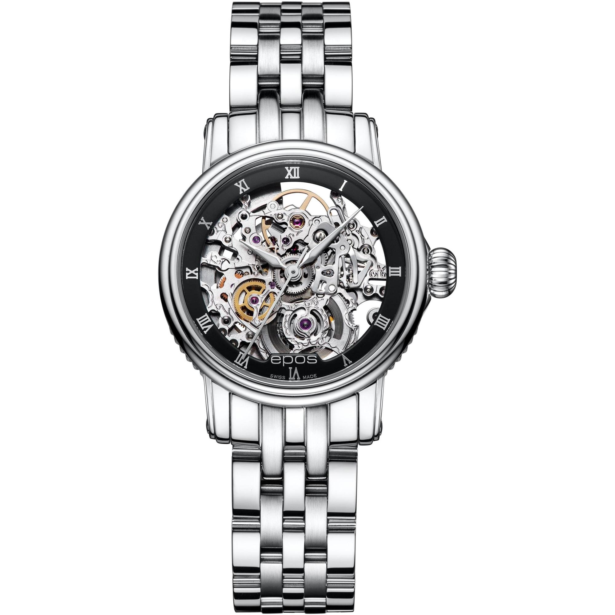 zegarek Epos 4390155202530 Ladies 4390 Skeleton Ladies szafirowe - miniatura 10