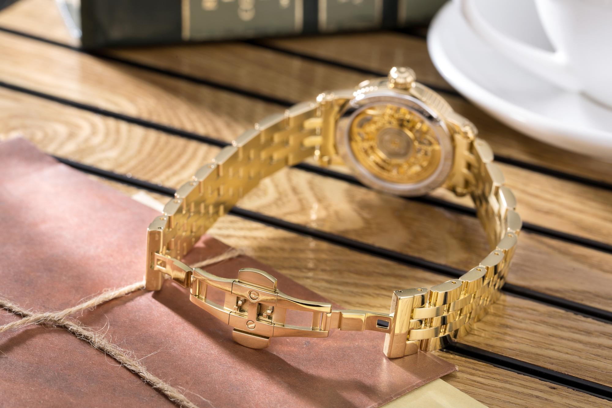 zegarek Epos 4390156222032 automatyczny damski Ladies Ladies 4390 Skeleton - miniatura 5