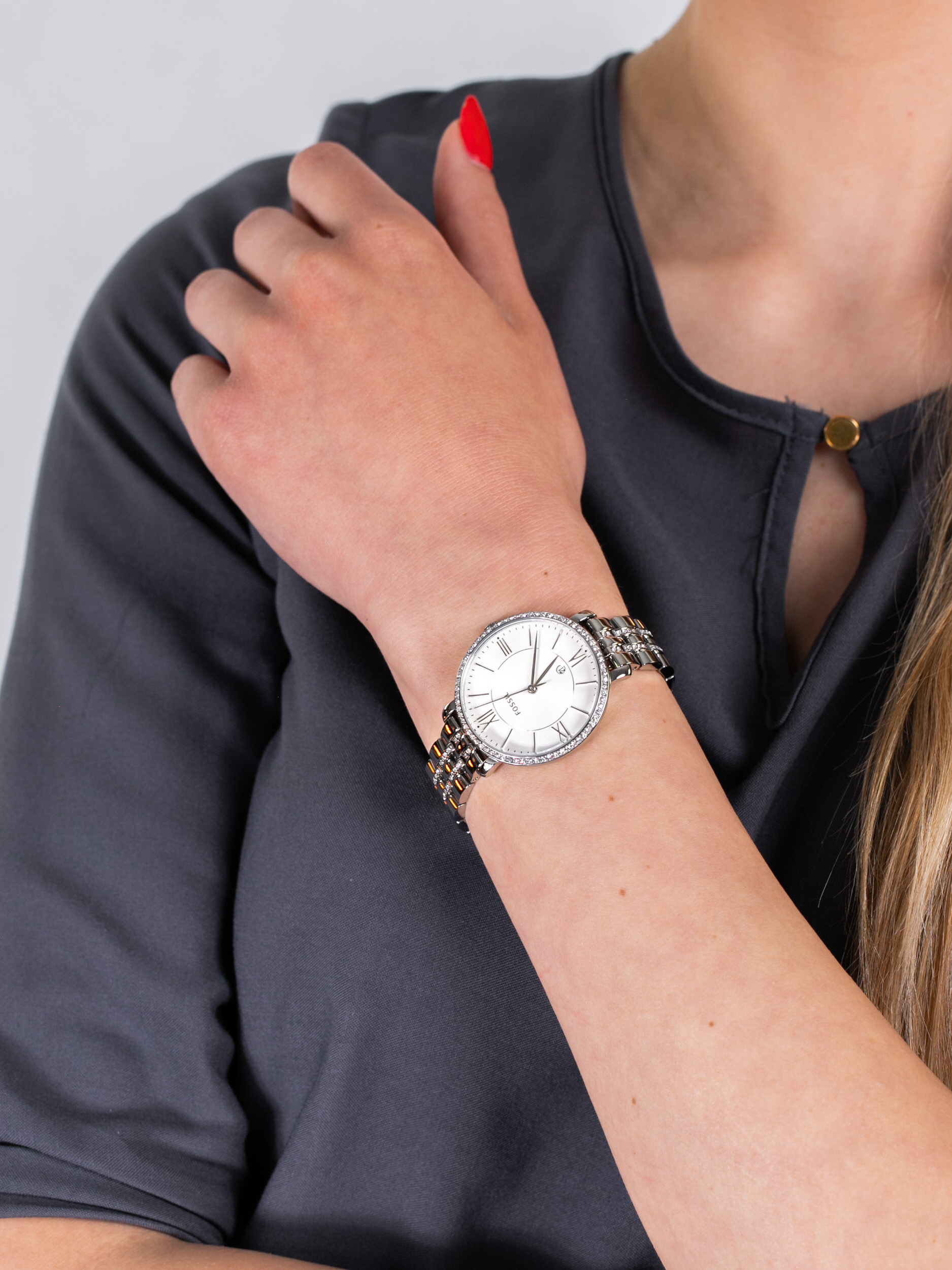 JACQUELINE Stainless Steel 36mm Fossil ES3545 - hover