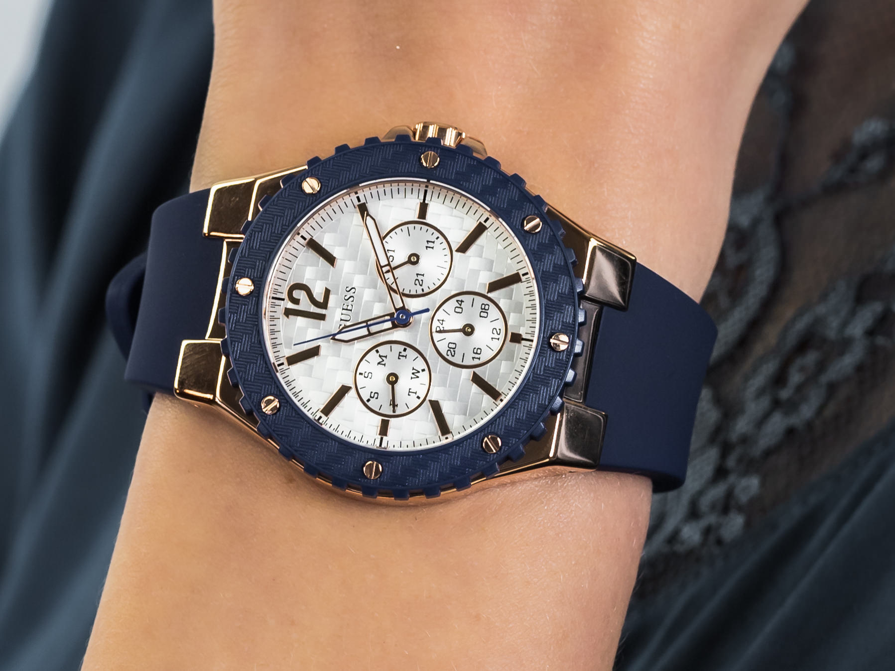 Guess W0149L5 zegarek fashion/modowy Pasek - miniatura 2
