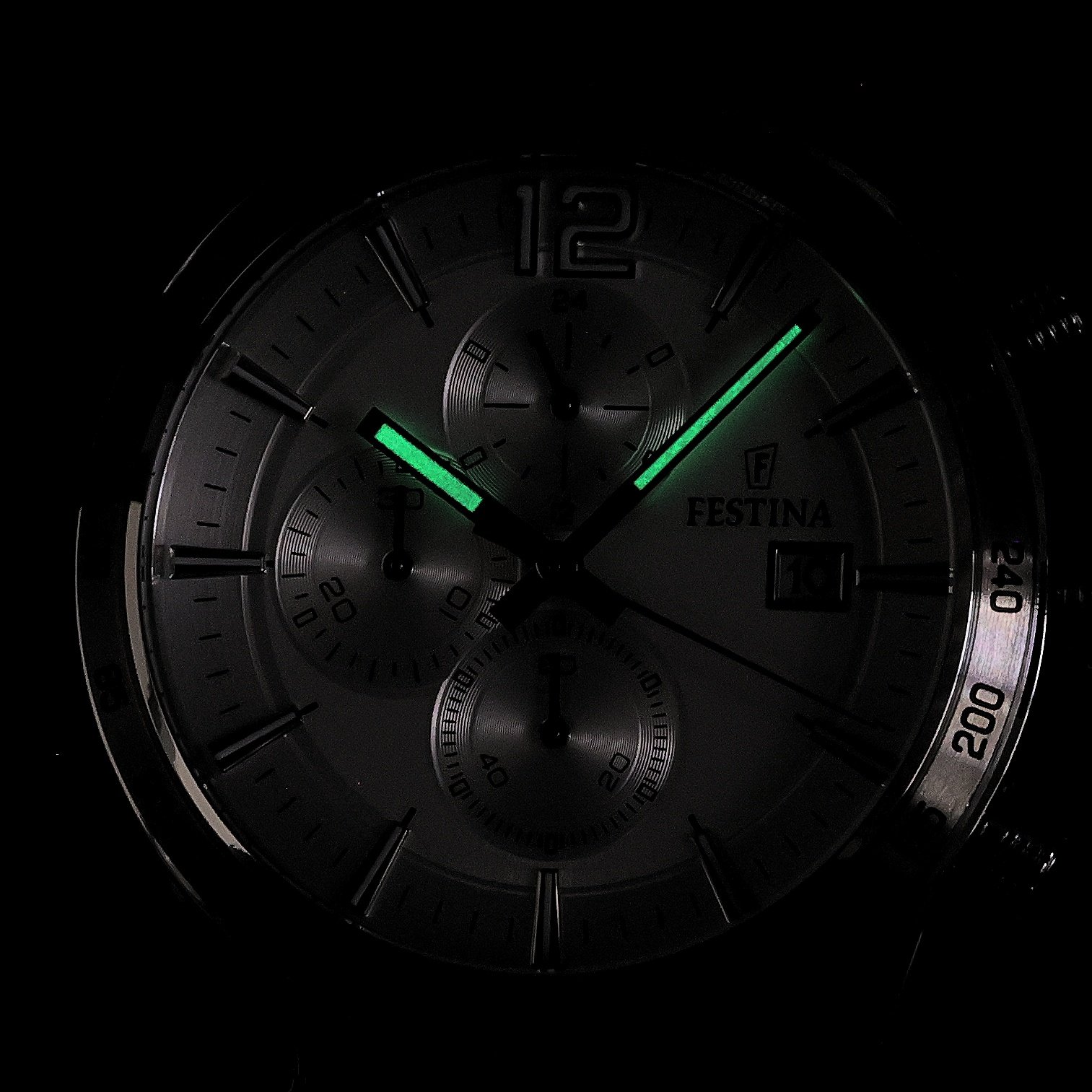 zegarek Festina F16760-1 kwarcowy męski Chronograf Timeless Chronograph - miniatura 5