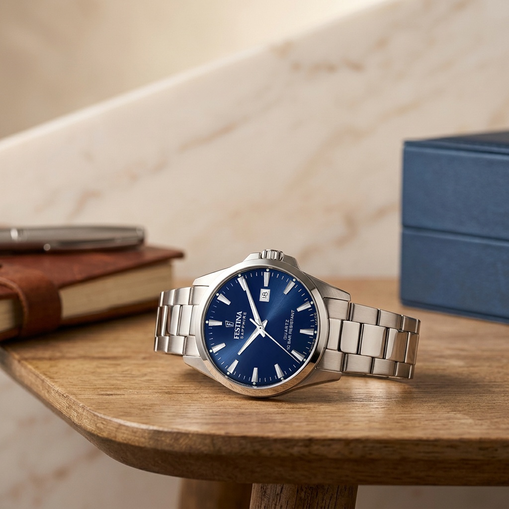 zegarek Festina F20024-3 kwarcowy męski Classic - miniatura 5