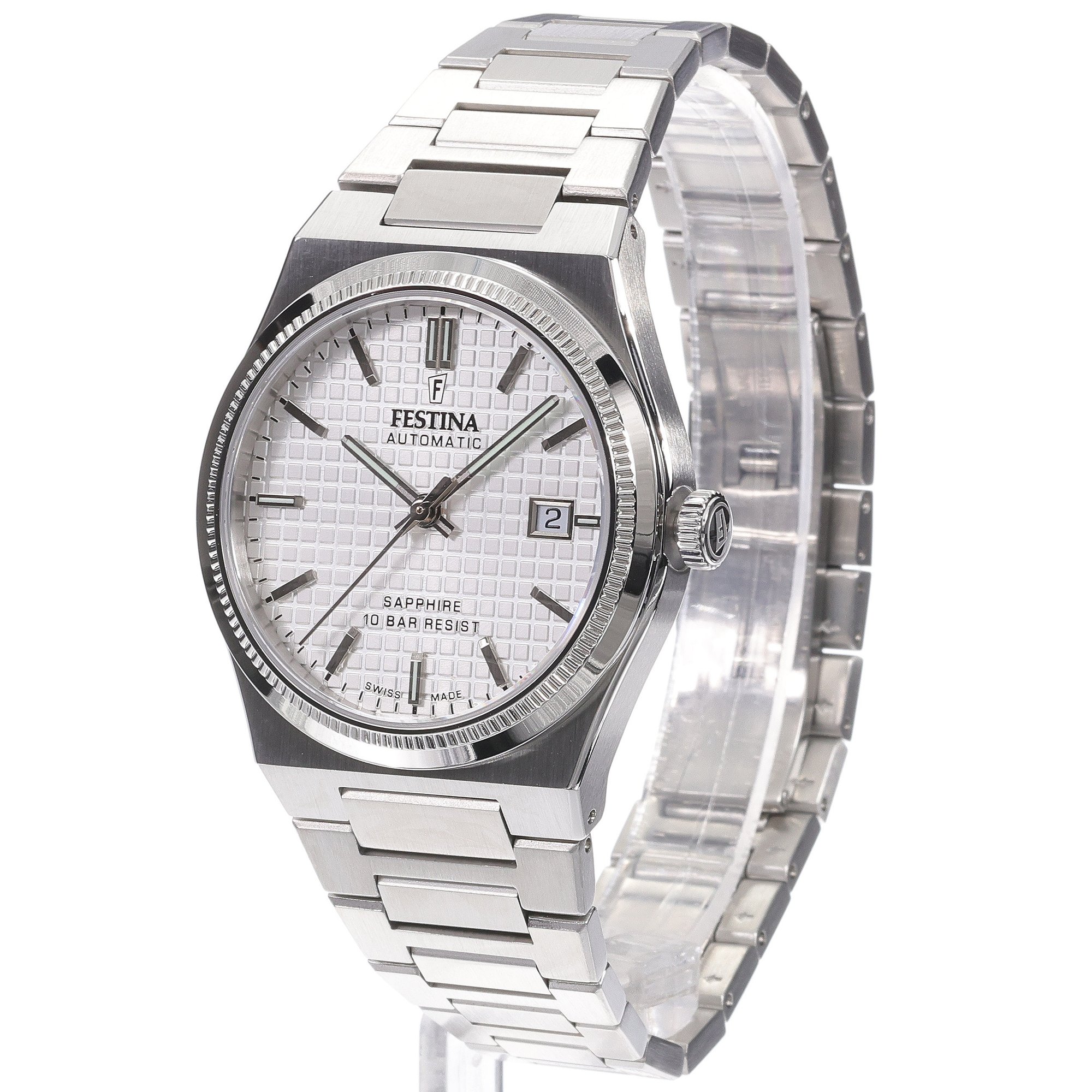 zegarek Festina F20028-1 srebrny Swiss Made - miniatura 2