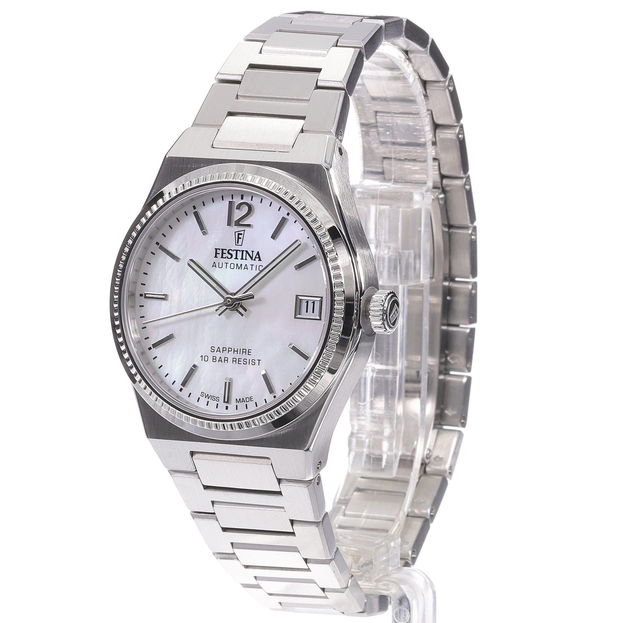 zegarek Festina F20029-1 srebrny Swiss Made - miniatura 2