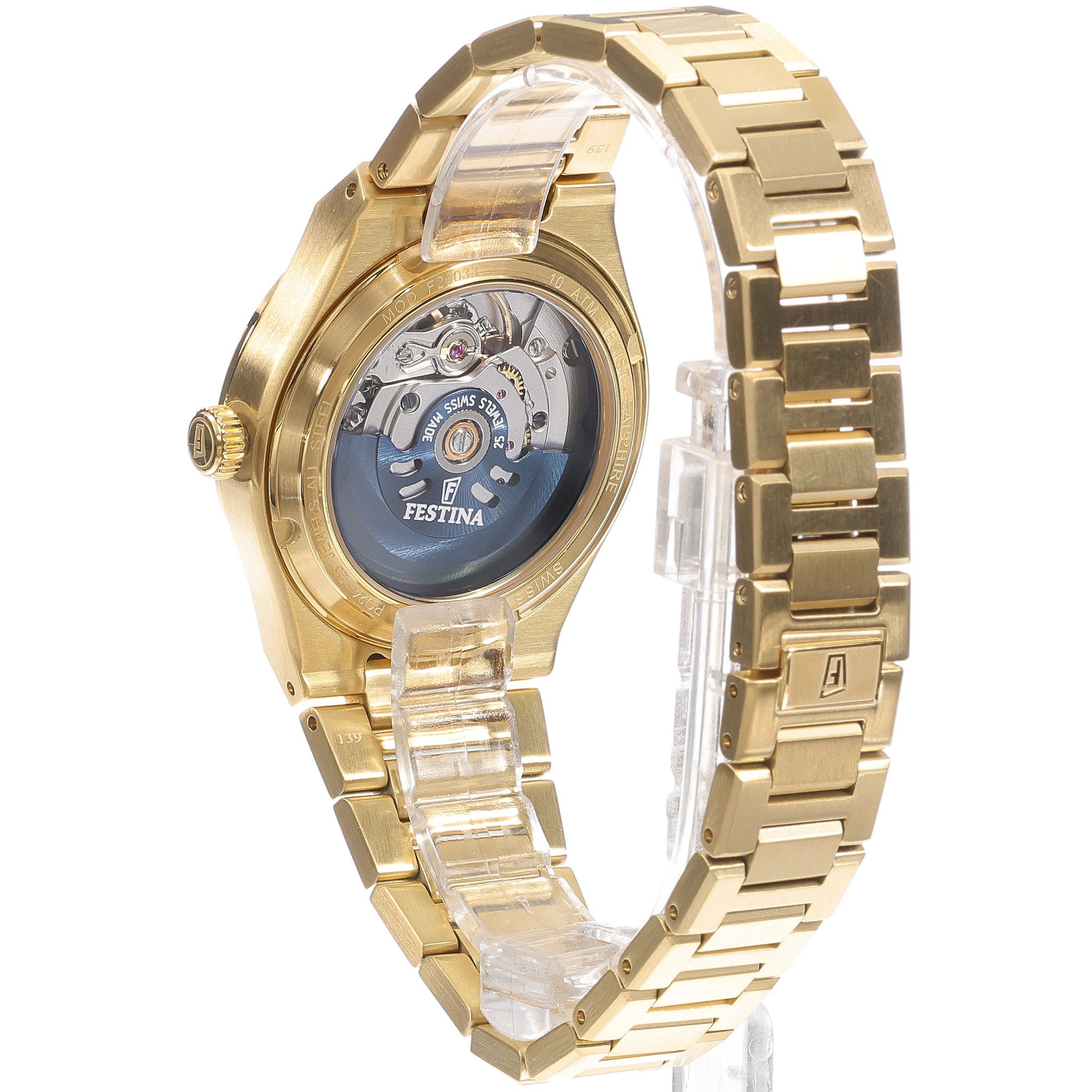 zegarek Festina F20033-1 automatyczny damski Swiss Made Swiss Made - miniatura 4