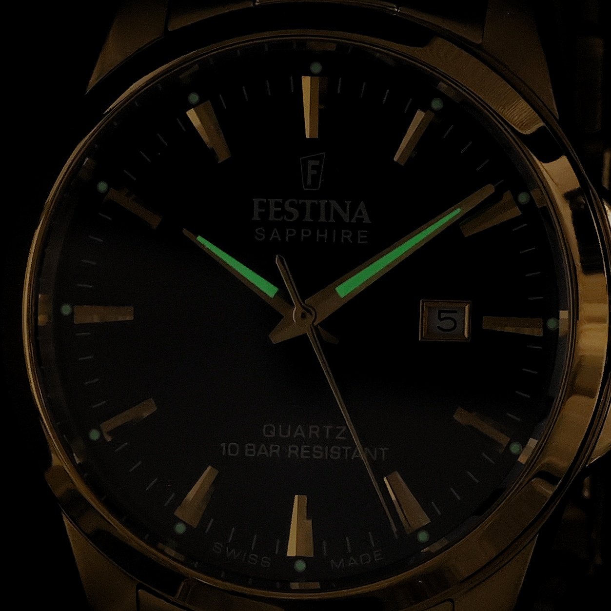 zegarek Festina F20044-3 kwarcowy męski Classic Classic - miniatura 5