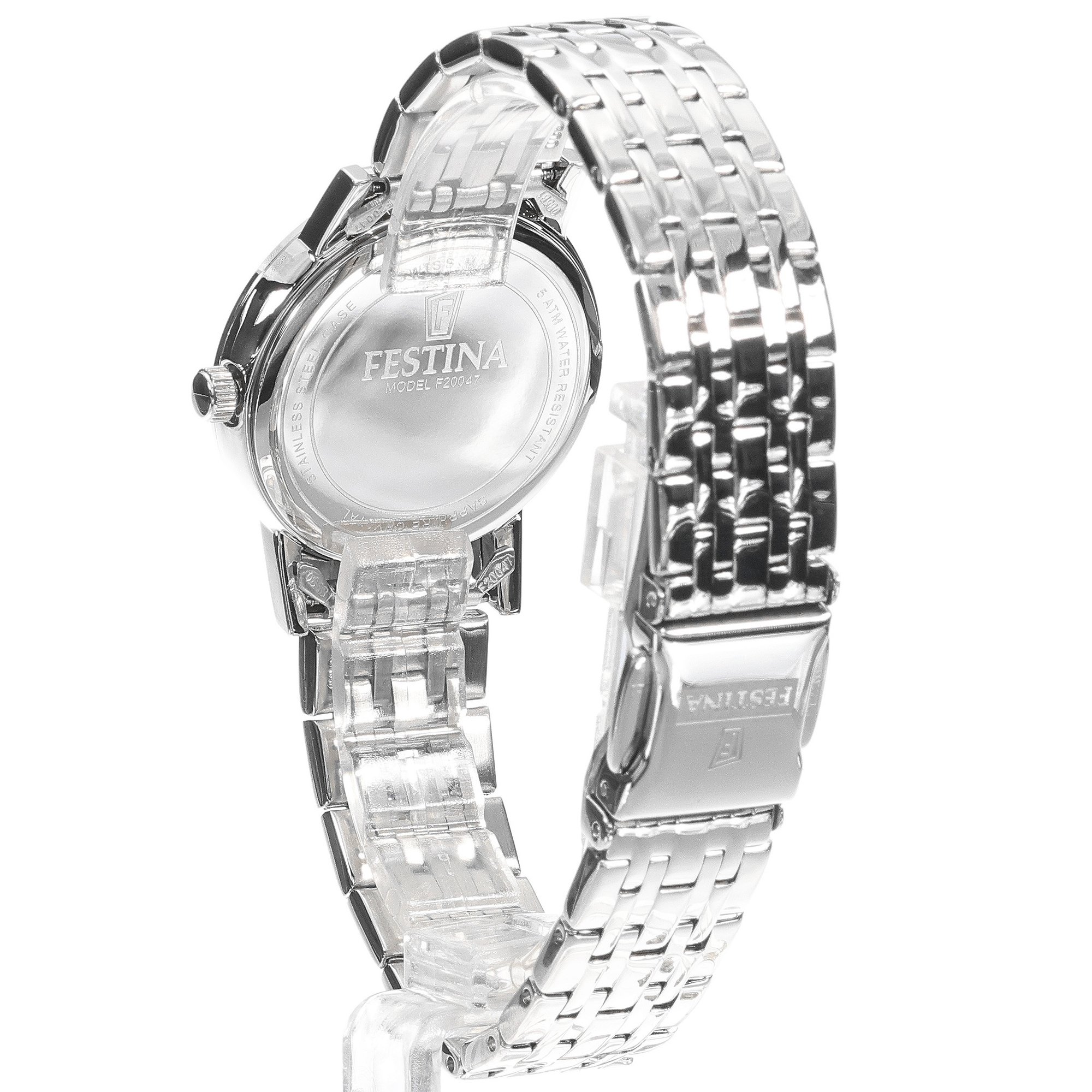 zegarek Festina F20047-4 kwarcowy damski Swiss Made - miniatura 4