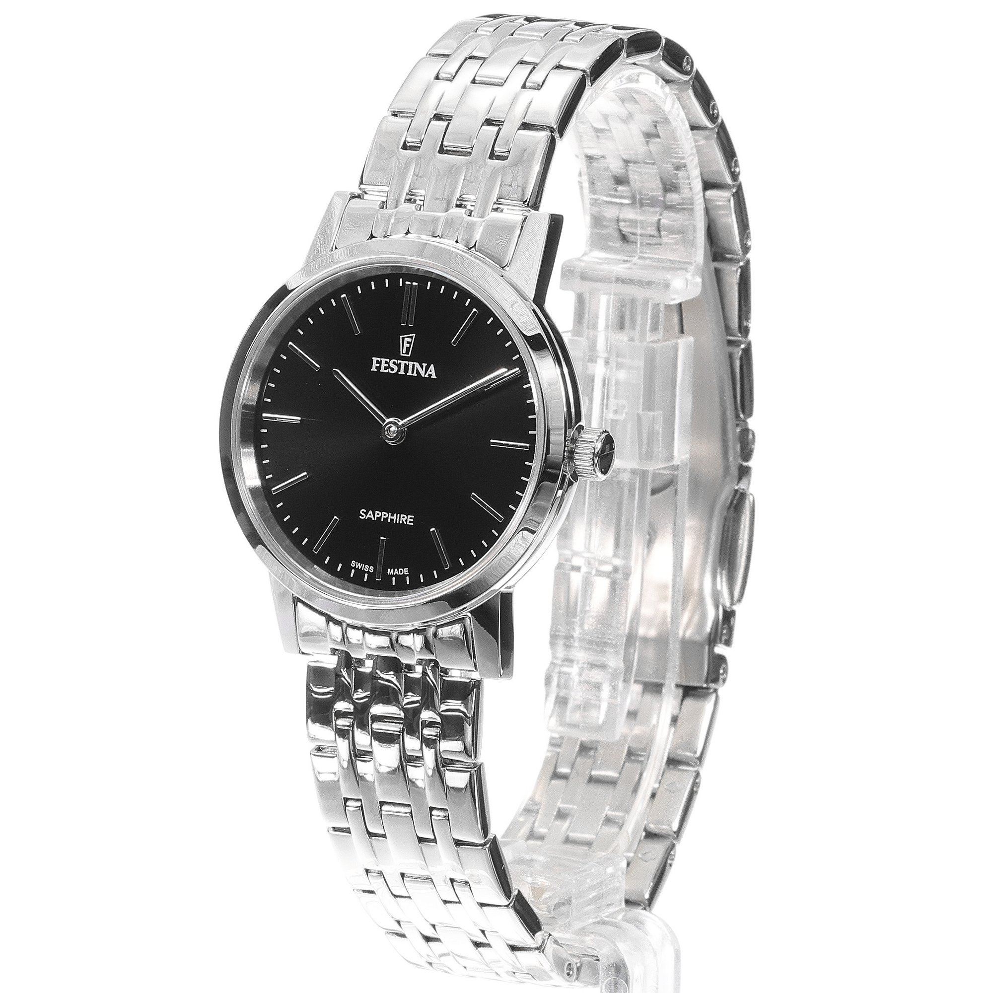 zegarek Festina F20047-4 srebrny Swiss Made - miniatura 2