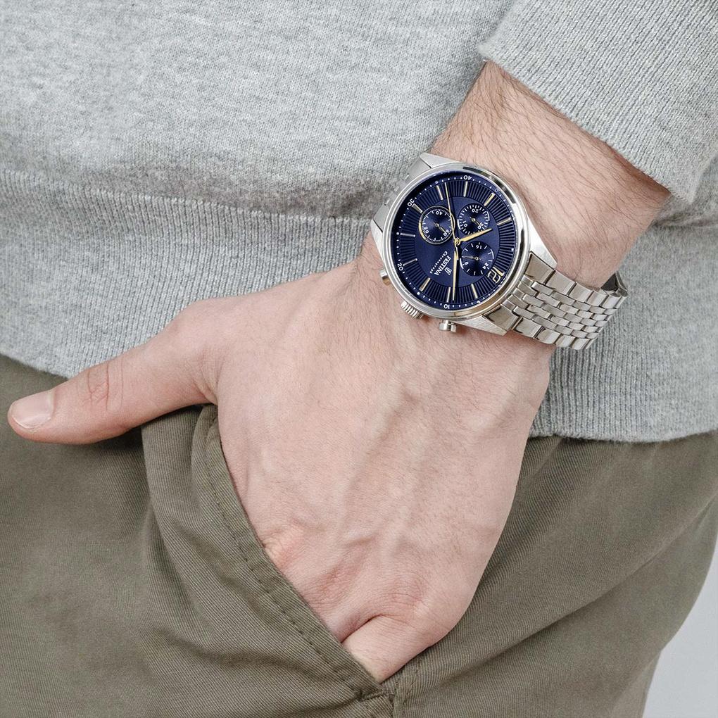 zegarek Festina F20285-3 Timeless Chronograph męski z chronograf Chronograf - miniatura 3