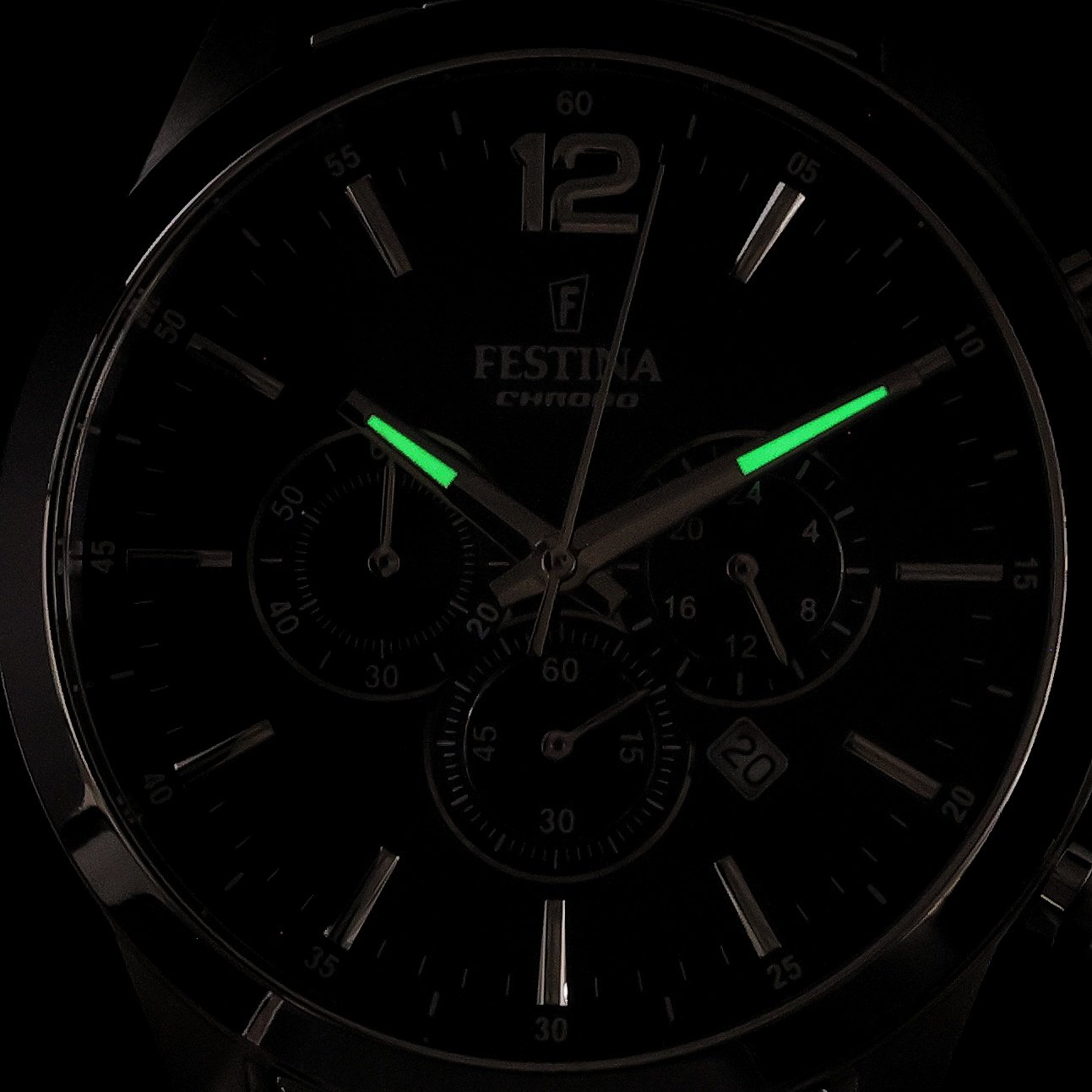 zegarek Festina F20343-7 srebrny Chronograf