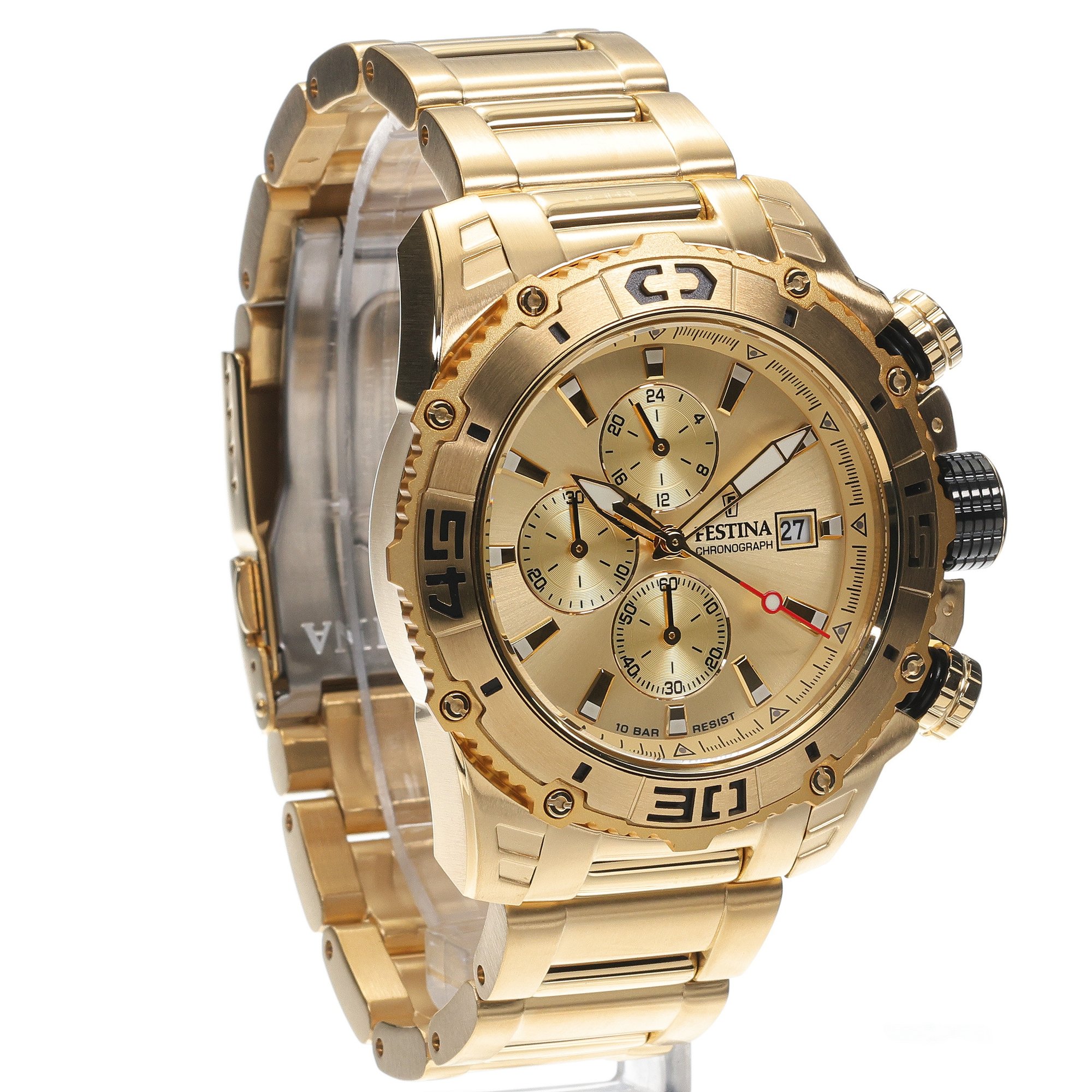 zegarek Festina F20492-1 Prestige Chronograph męski z chronograf Chronograf - miniatura 3
