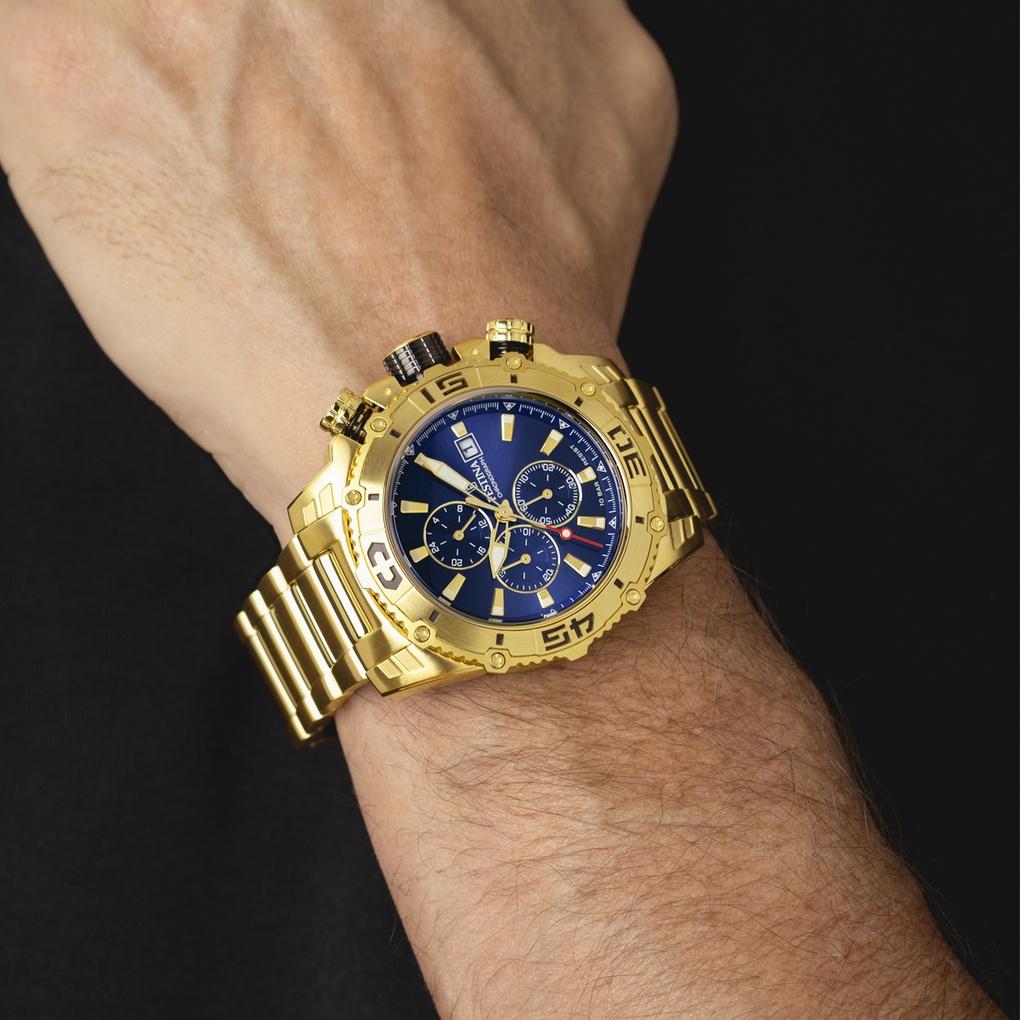 zegarek Festina F20492-2 Prestige Chronograph Chronograf mineralne - miniatura 7