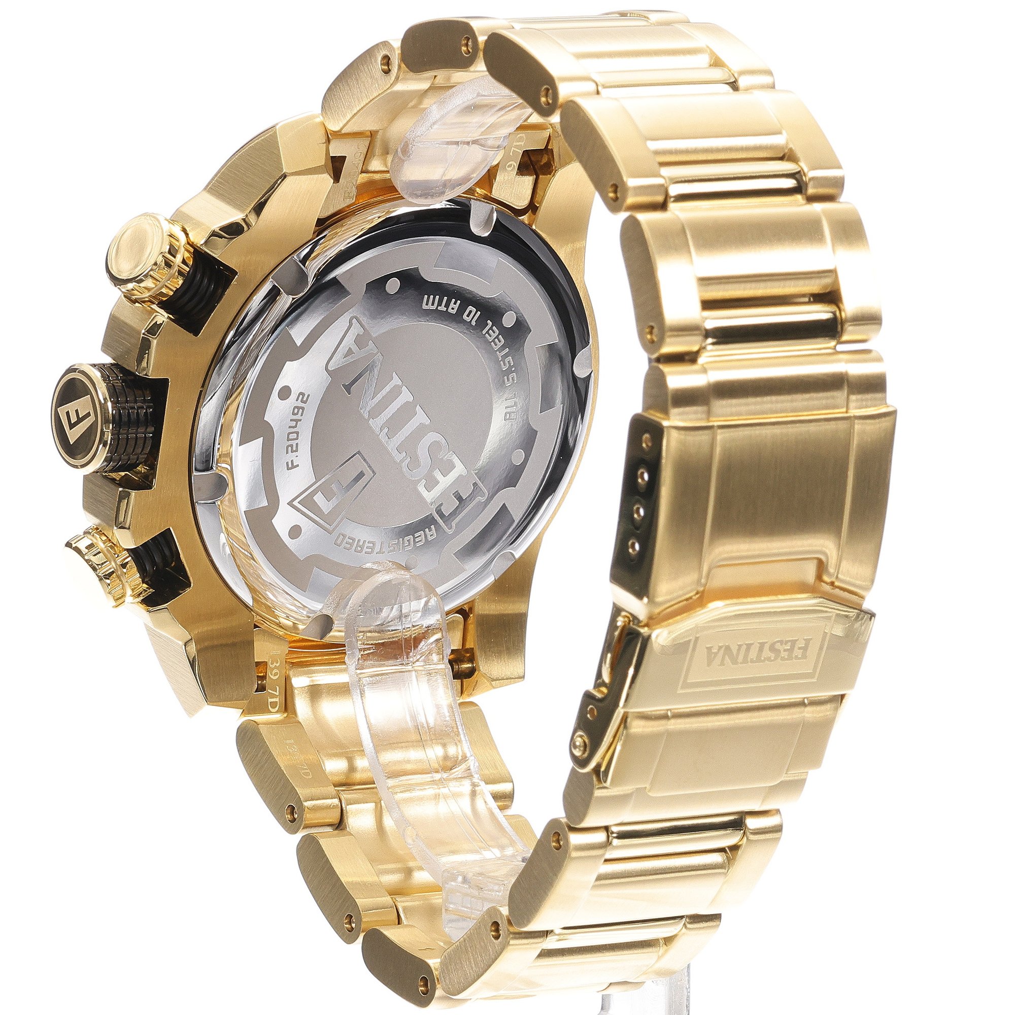 zegarek Festina F20492-2 Prestige Chronograph męski z chronograf Chronograf - miniatura 4