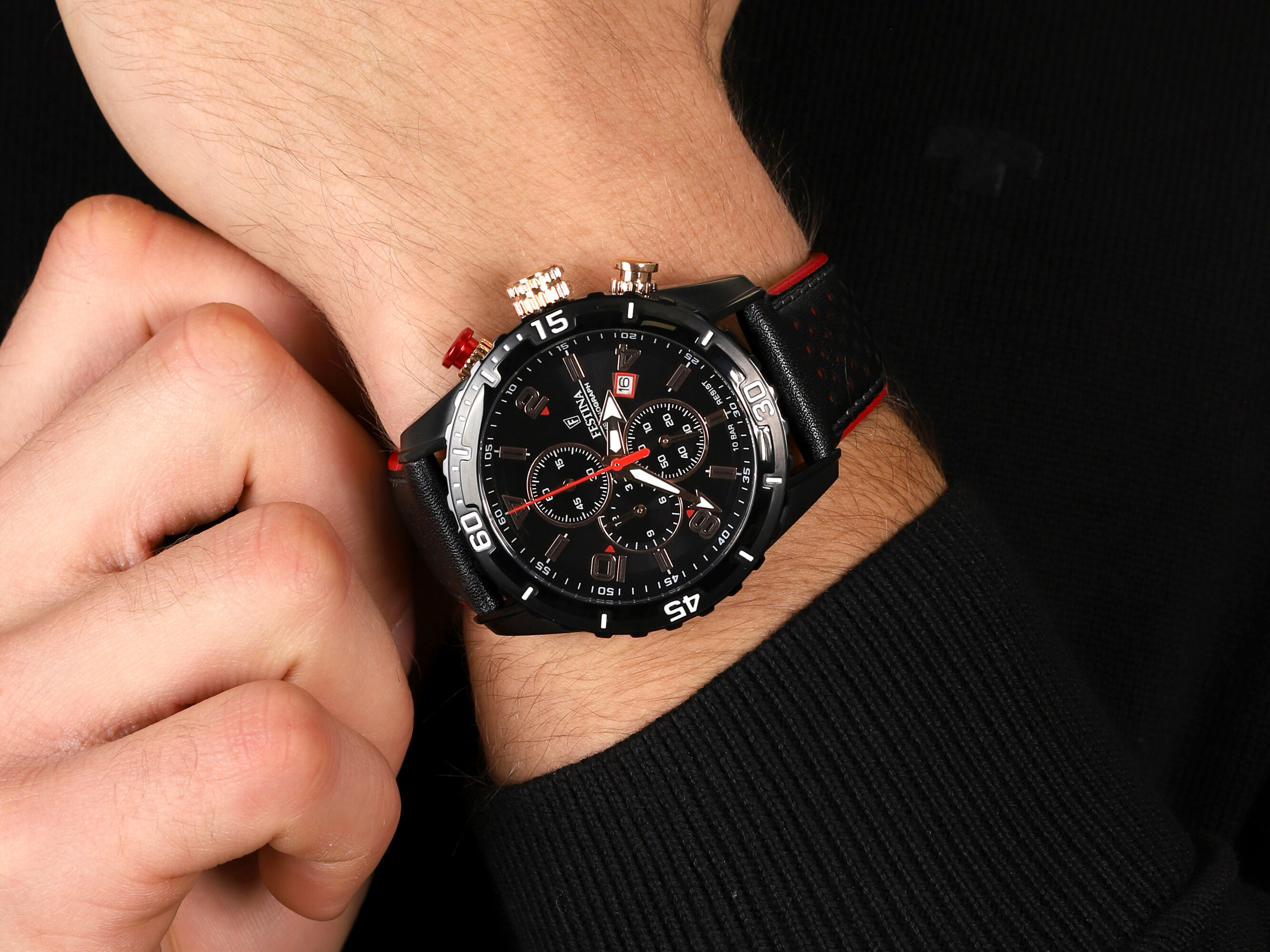 zegarek Festina F20519-4 Chrono Sport męski z chronograf Chronograf