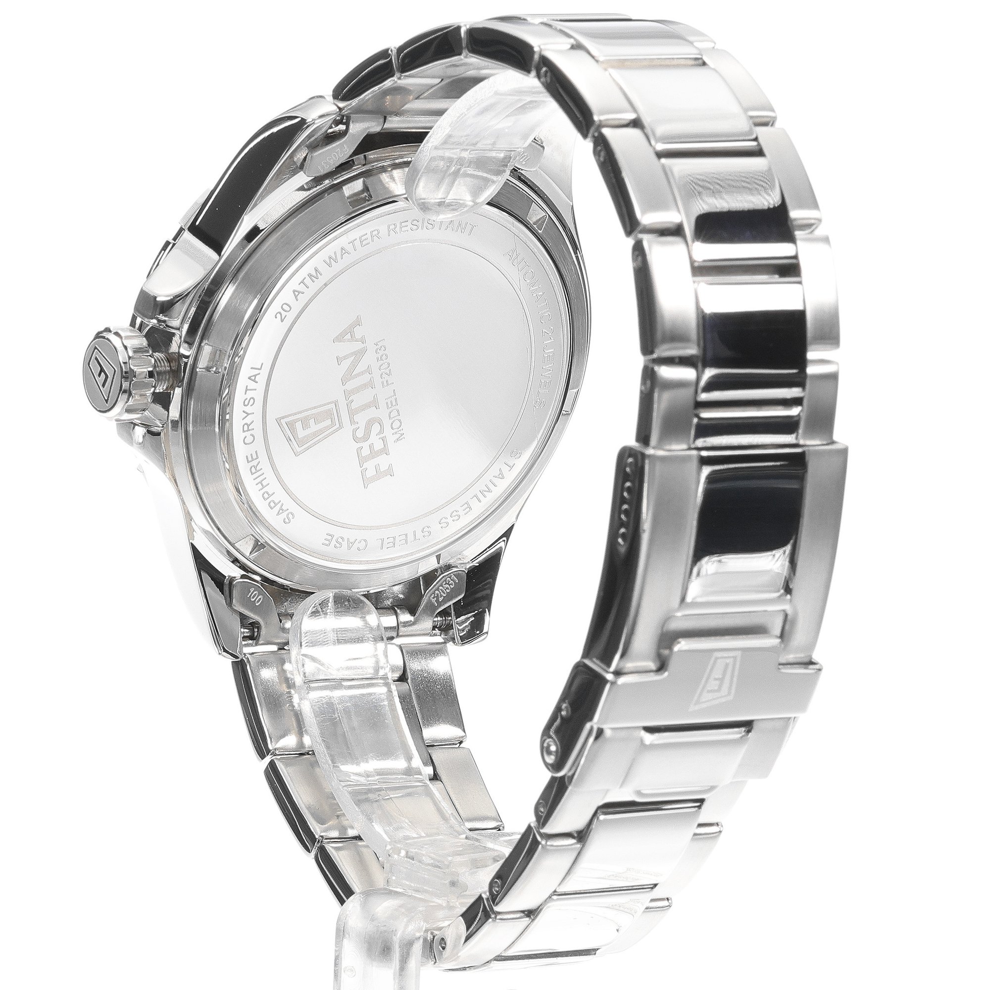 zegarek Festina F20531-2 srebrny Sport - miniatura 4