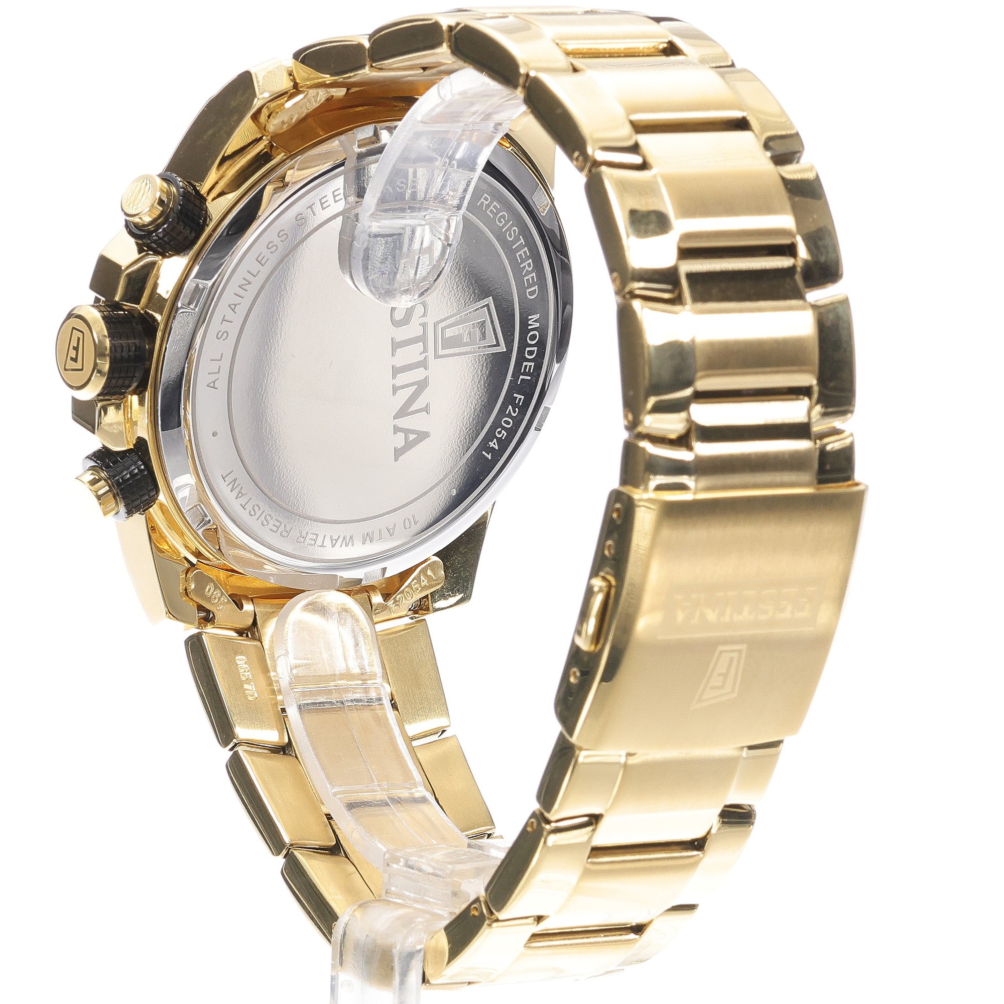 zegarek Festina F20541-2 złoty Chronograf