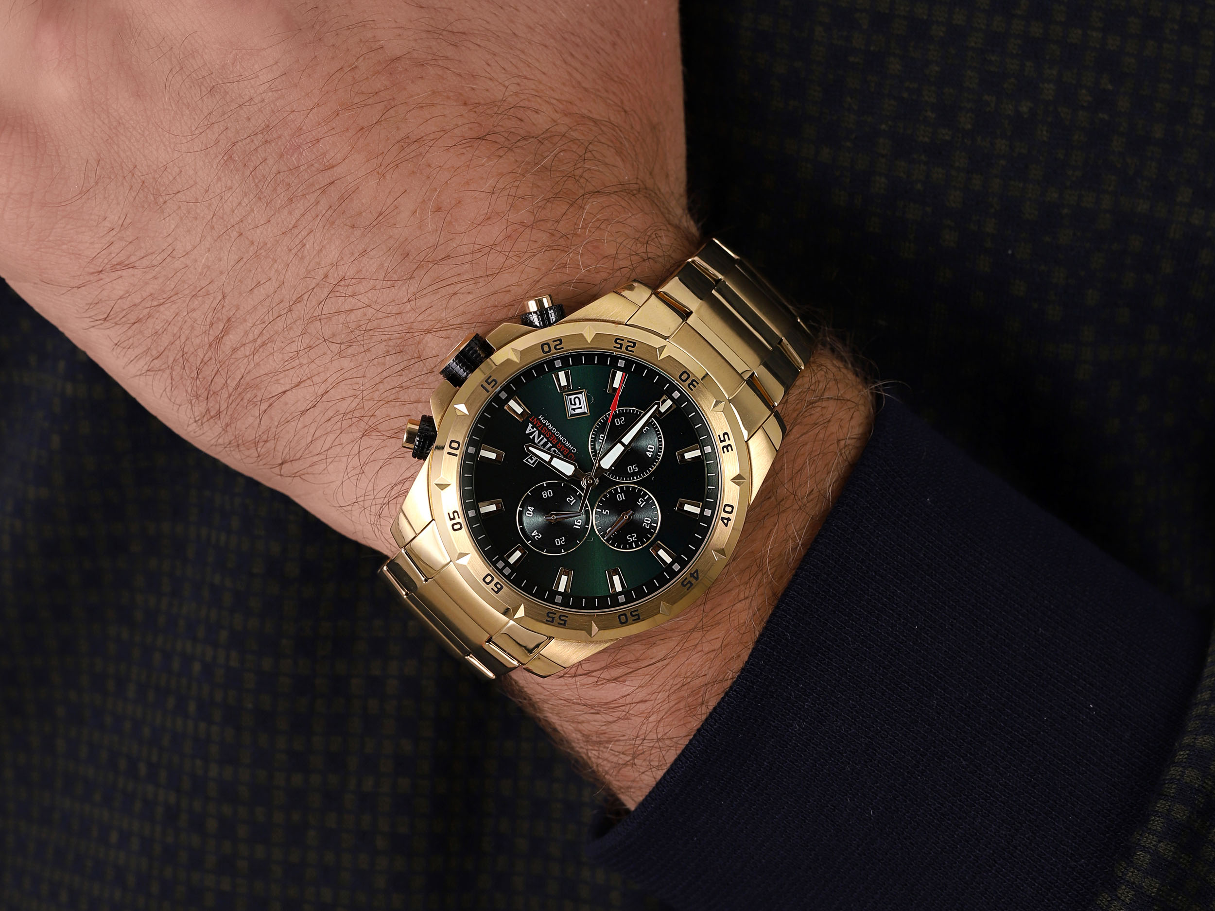 zegarek Festina F20541-3 Chrono Sport męski z chronograf Chronograf - miniatura 6