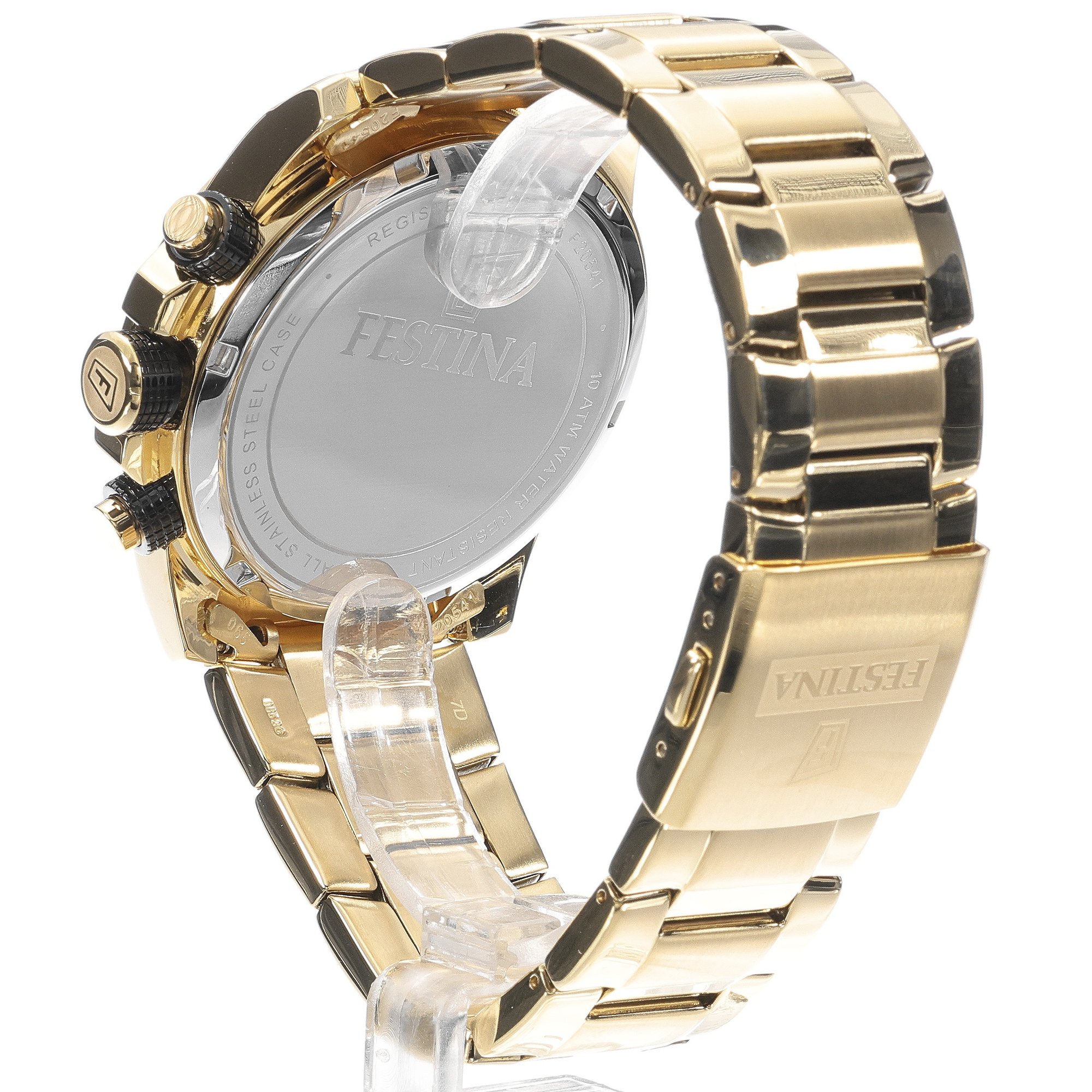 zegarek Festina F20541-4 złoty Chronograf