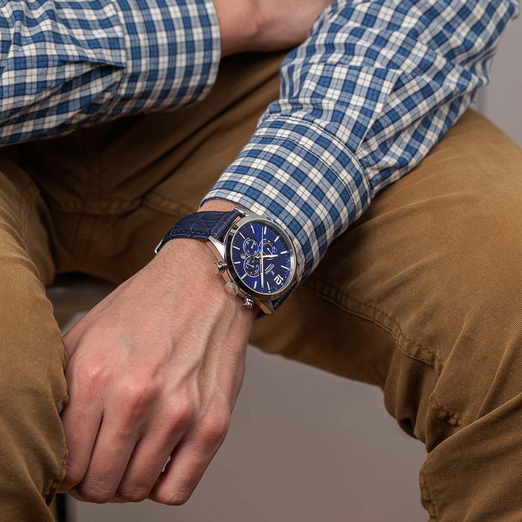 zegarek Festina F20542-2 Timeless Chronograph męski z chronograf Timeless Chronograph - miniatura 3